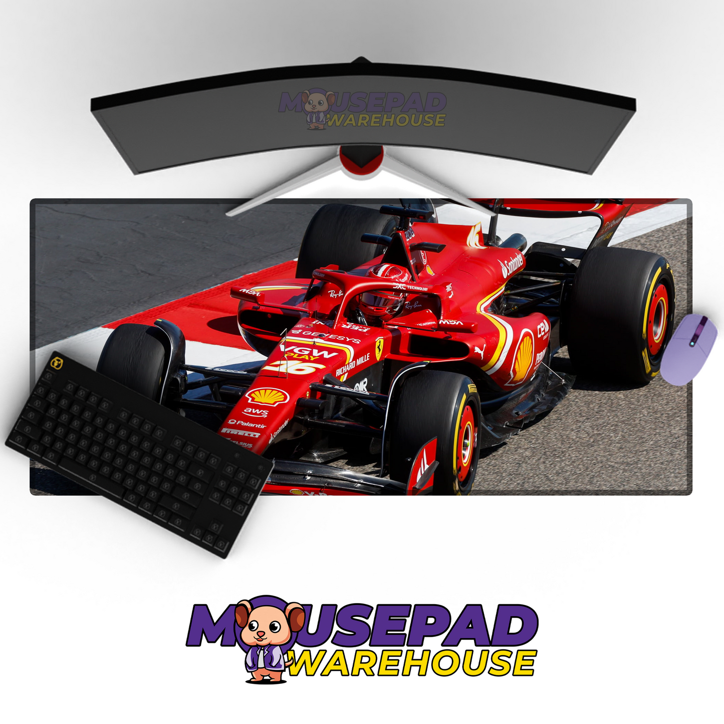 Ferrari F1 V24 Mockup