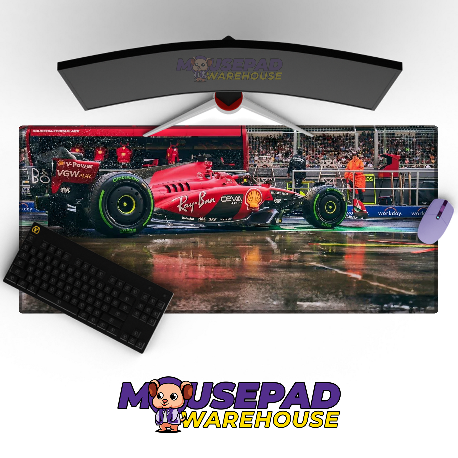 Ferrari F1 V44 Mockup