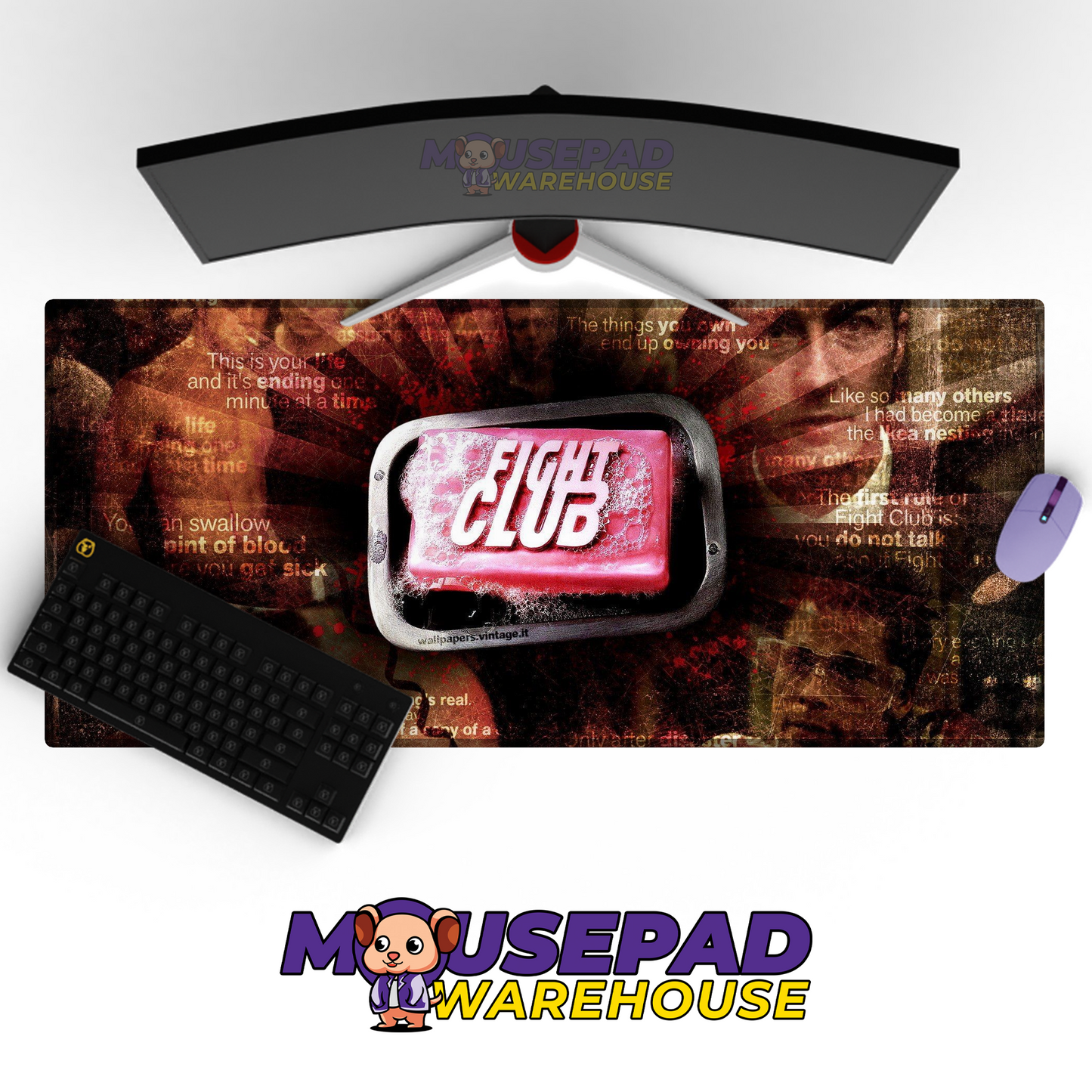 Fight Club V10 Mousepad Mockup