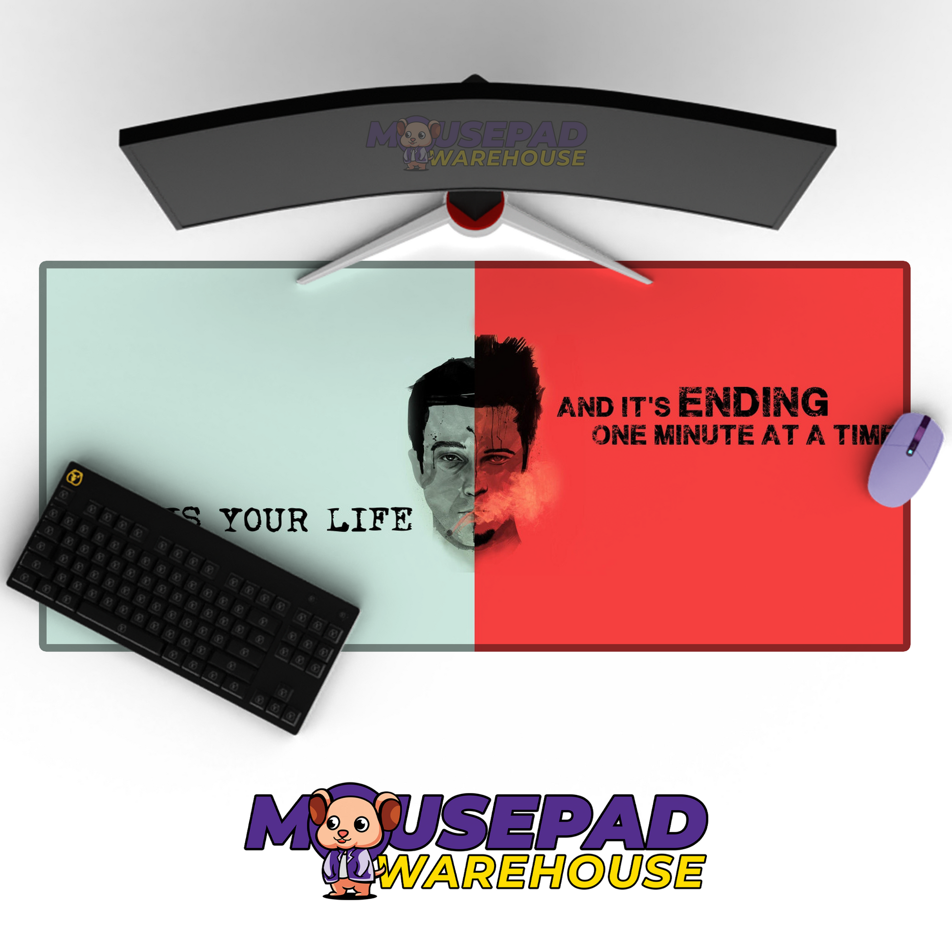 Fight Club V19 Mousepad Mockup