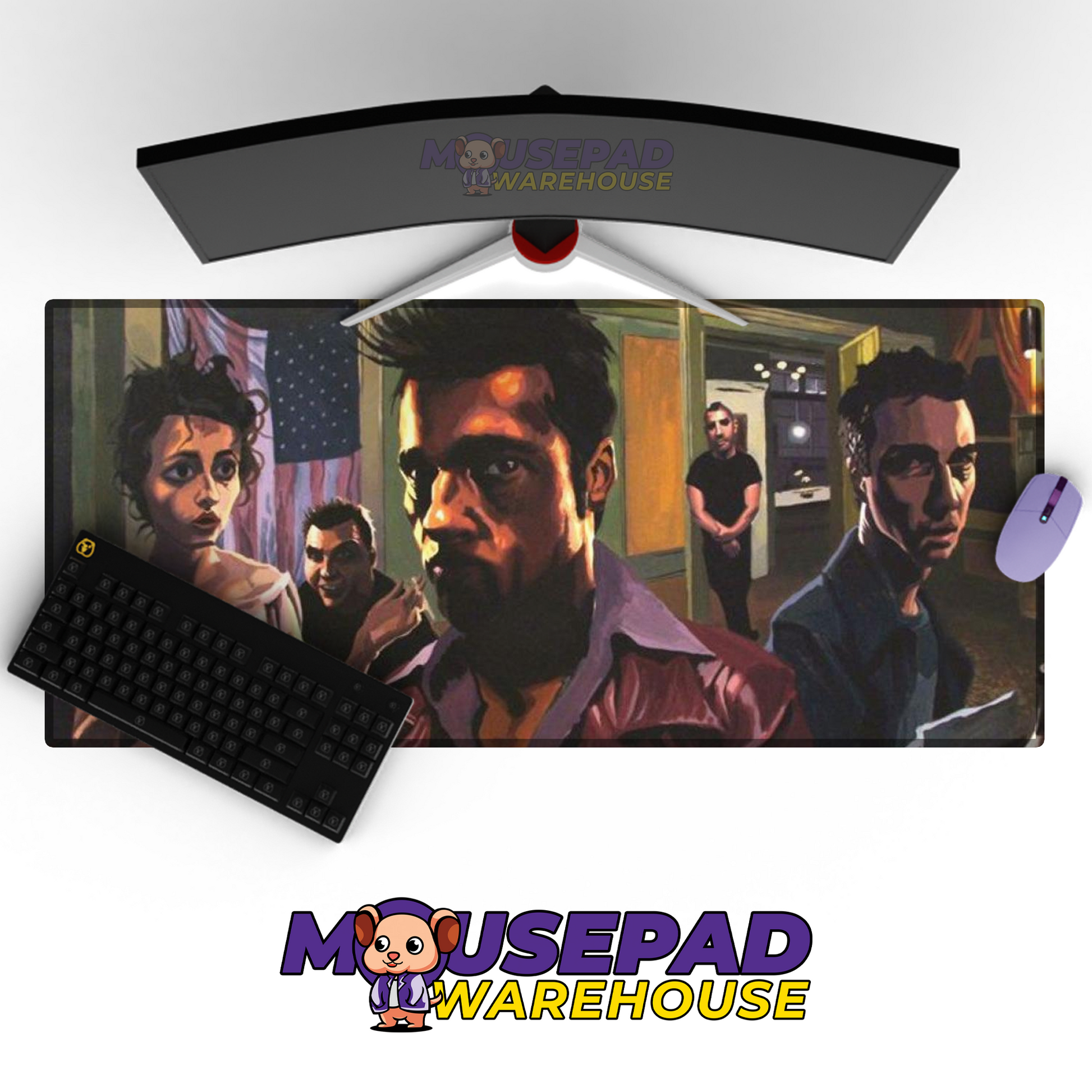 Fight Club V4 Mousepad Mockup
