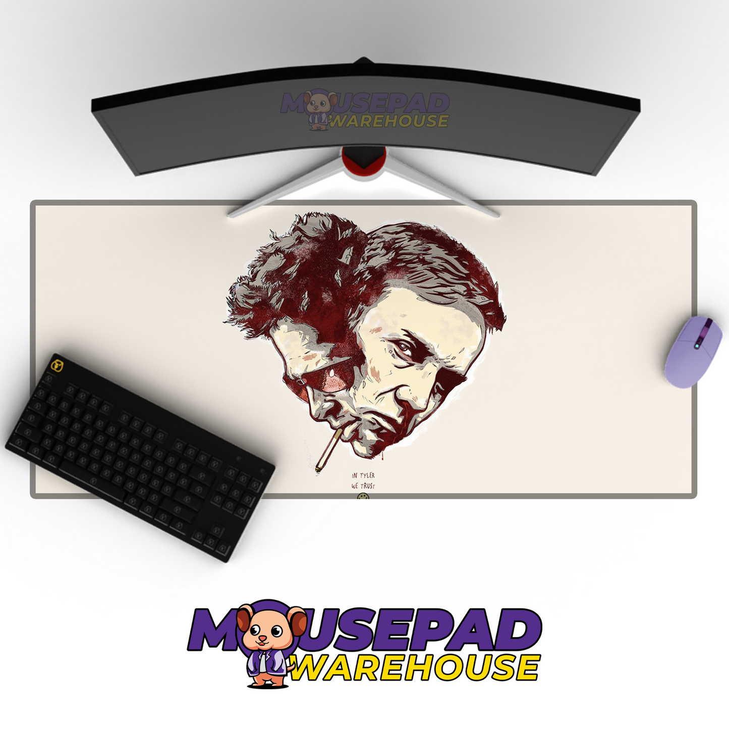 Fight Club V9 Mousepad Mockup