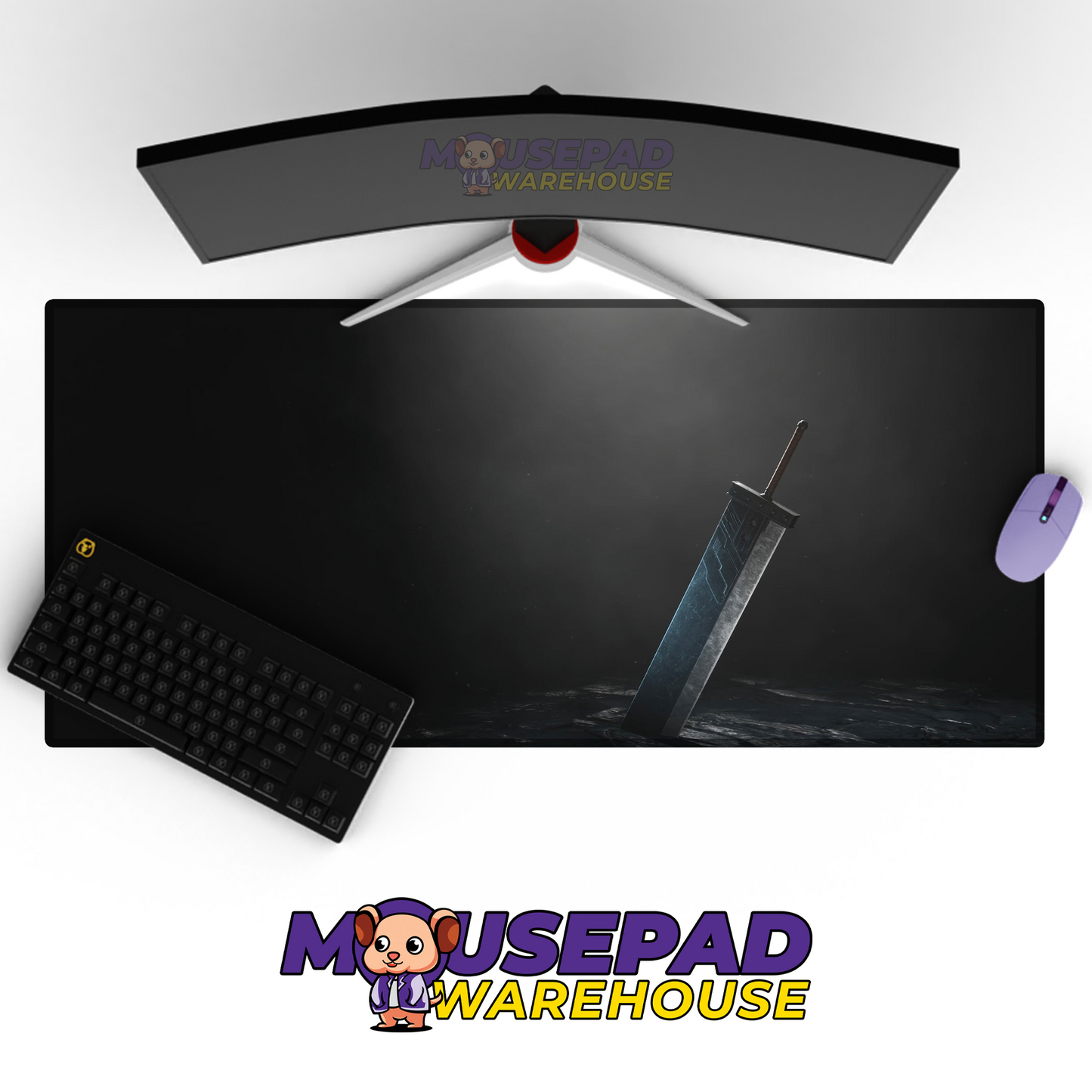 Final Fantasy VII V12 Mousepad Mockup