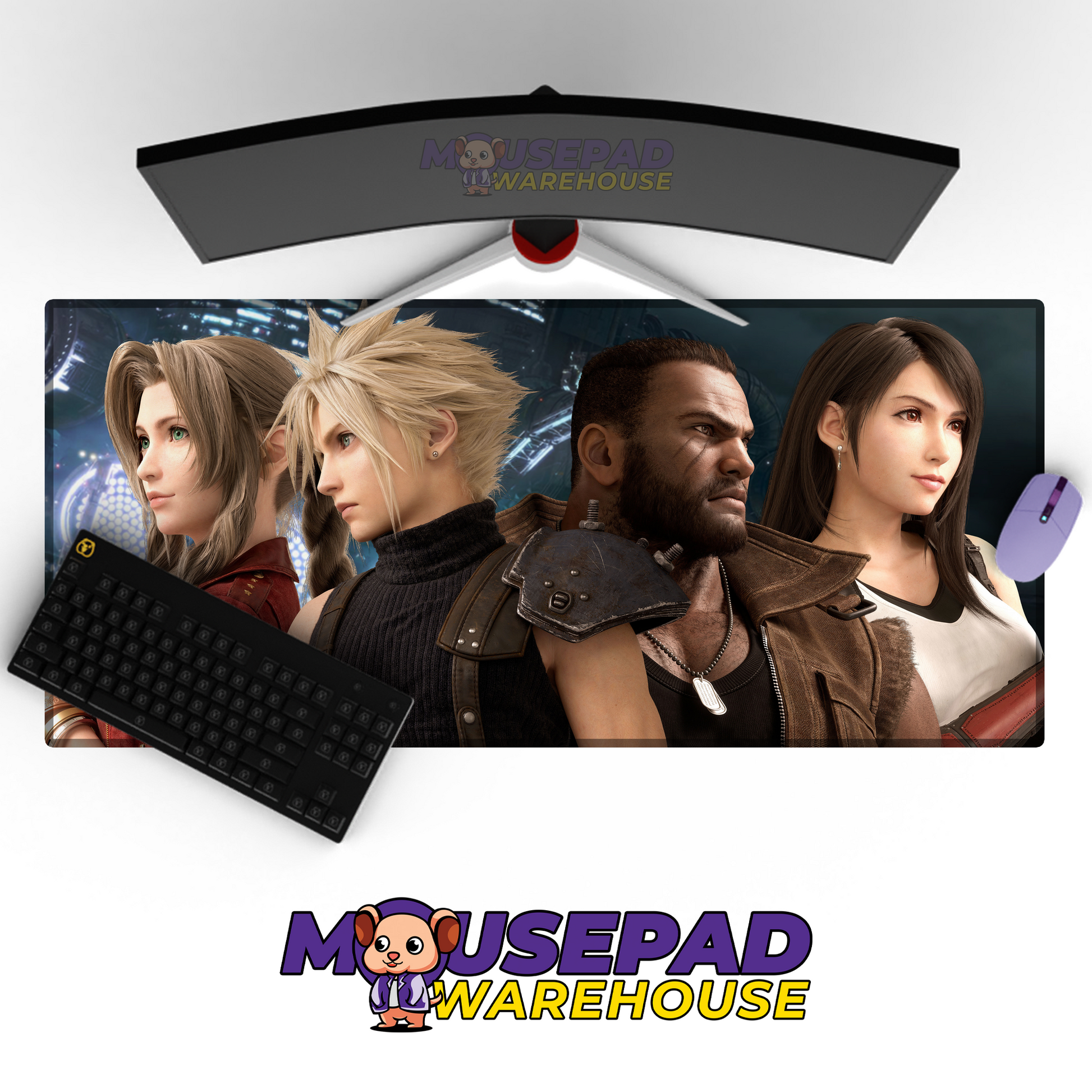 Final Fantasy VII V13 Mousepad Mockup