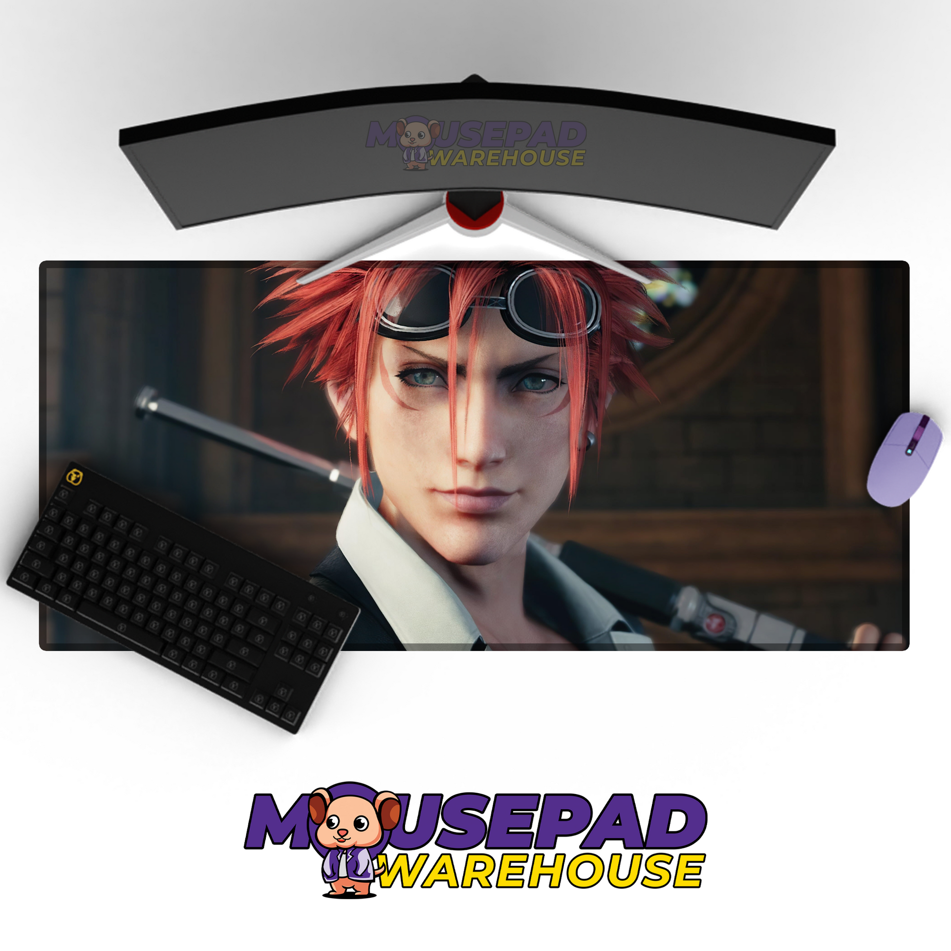Final Fantasy VII V15 Mousepad Mockup
