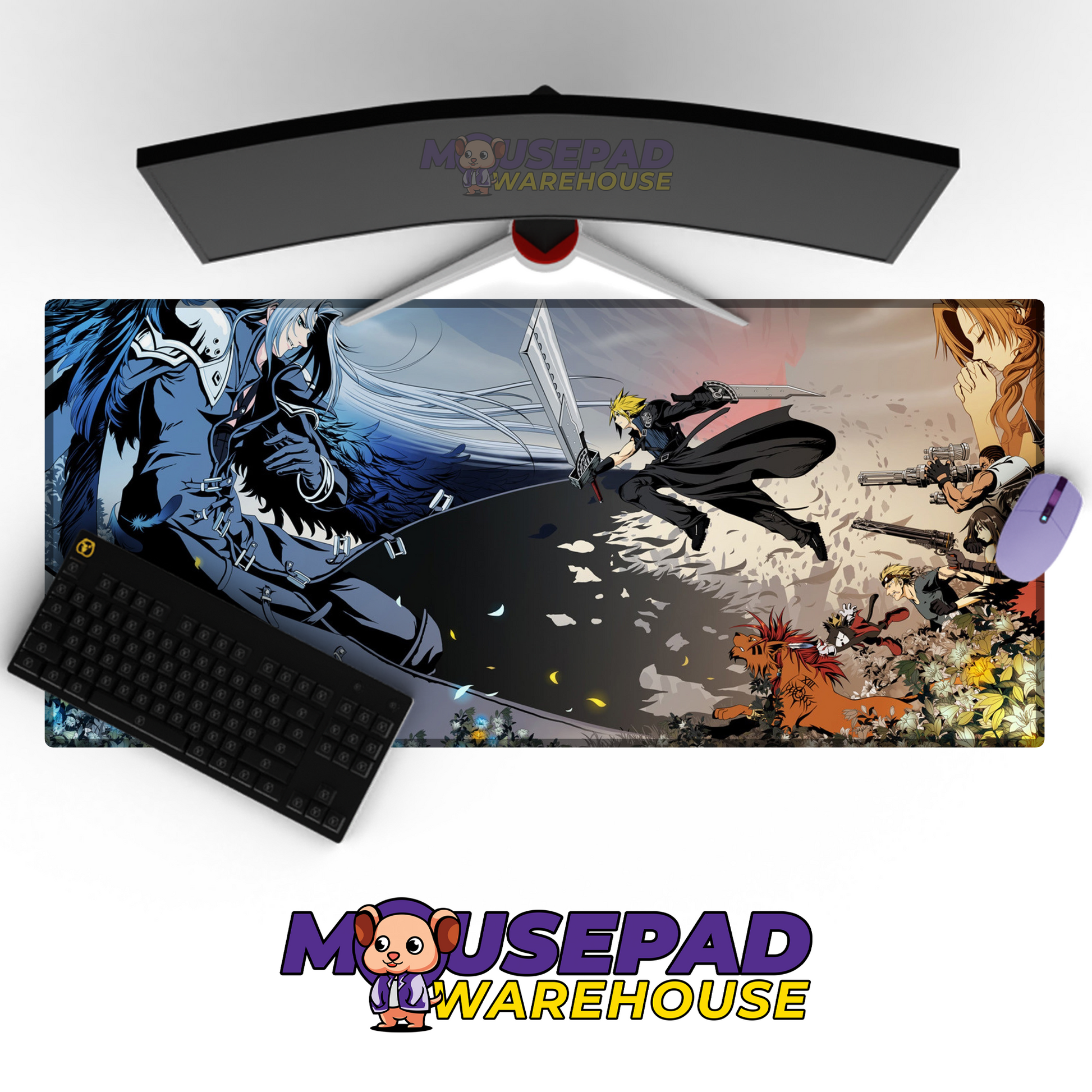 Final Fantasy VII V17 Mousepad Mockup