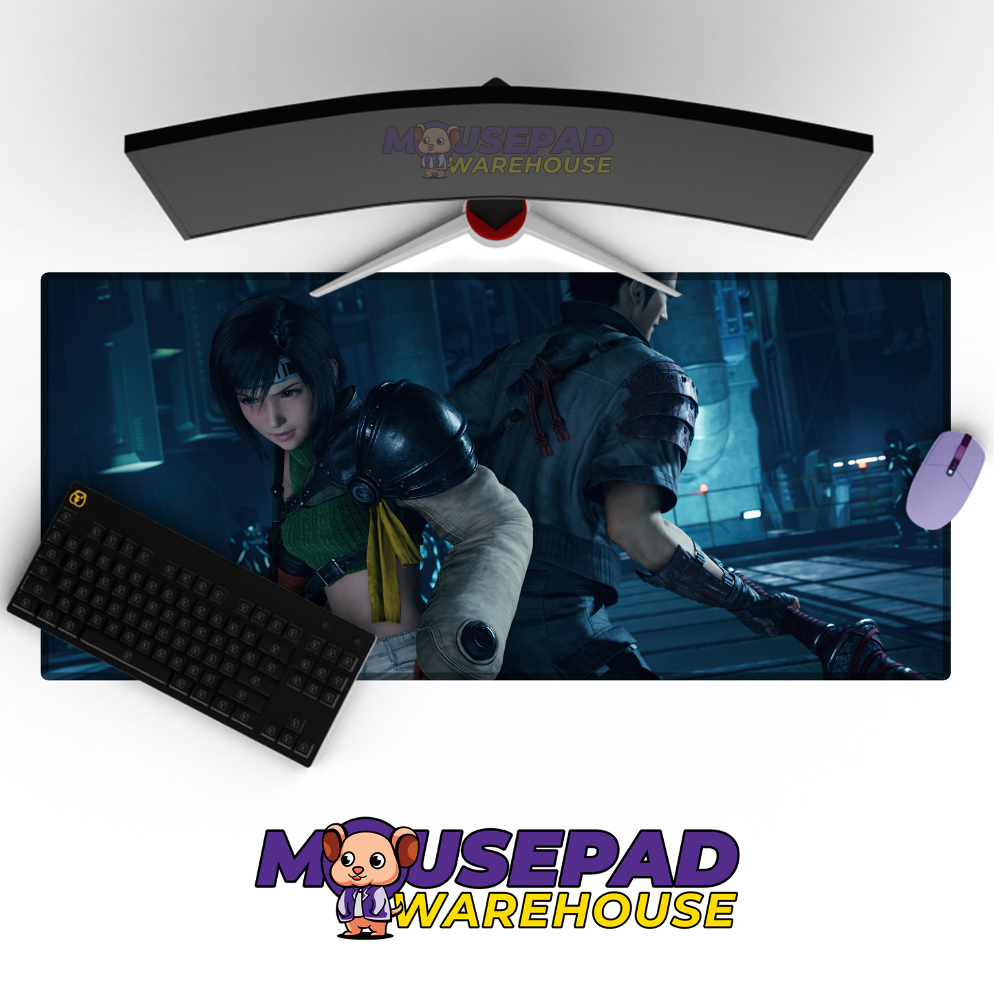 Final Fantasy VII V1 Mousepad Mockup