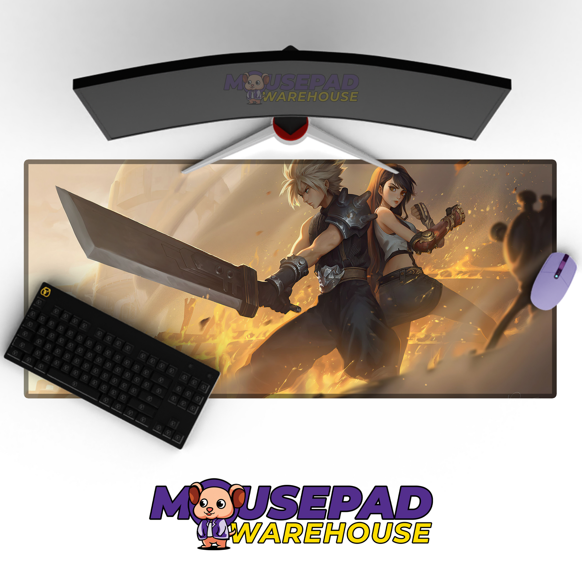 Final Fantasy VII V21 Mousepad Mockup