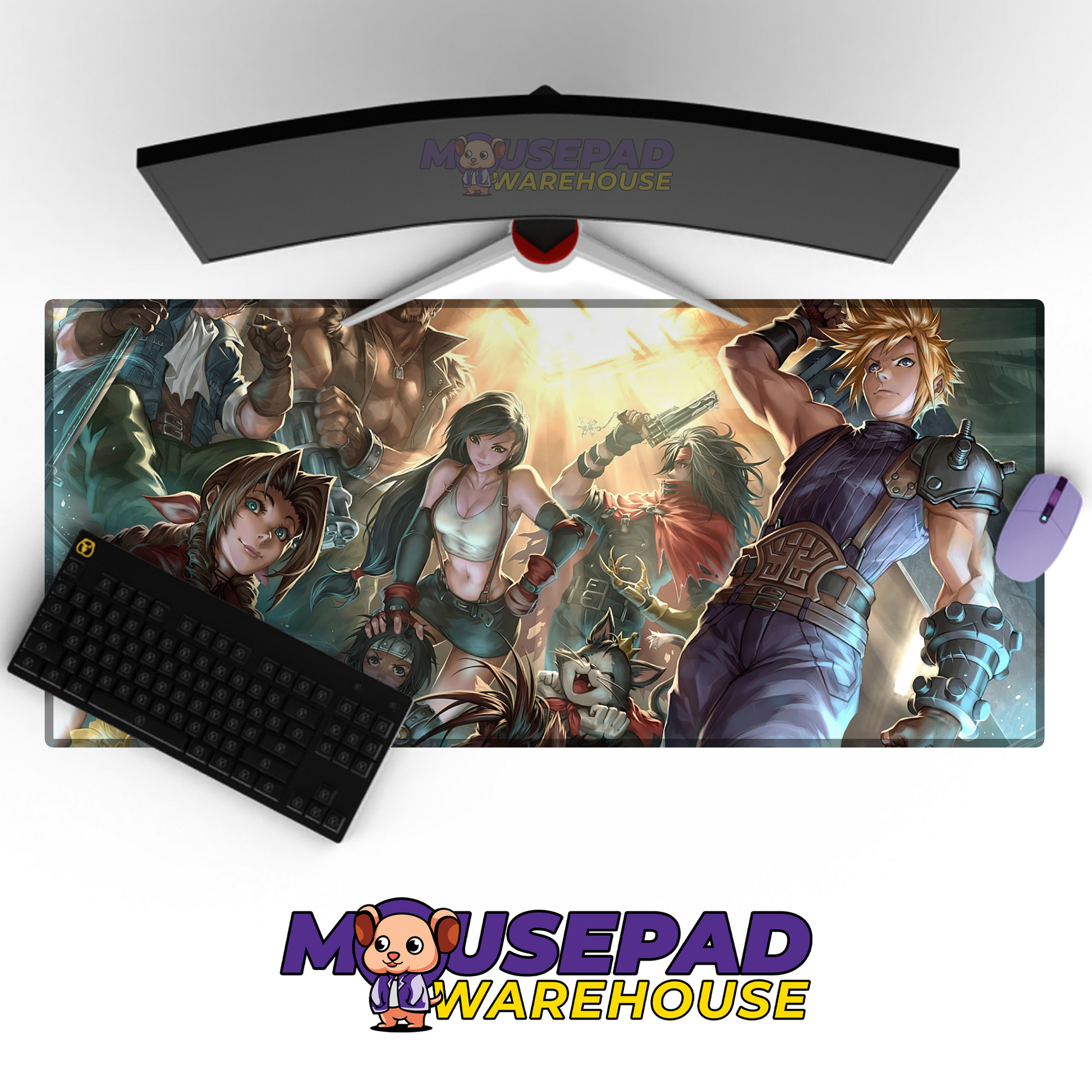 Final Fantasy VII V23 Mousepad Mockup