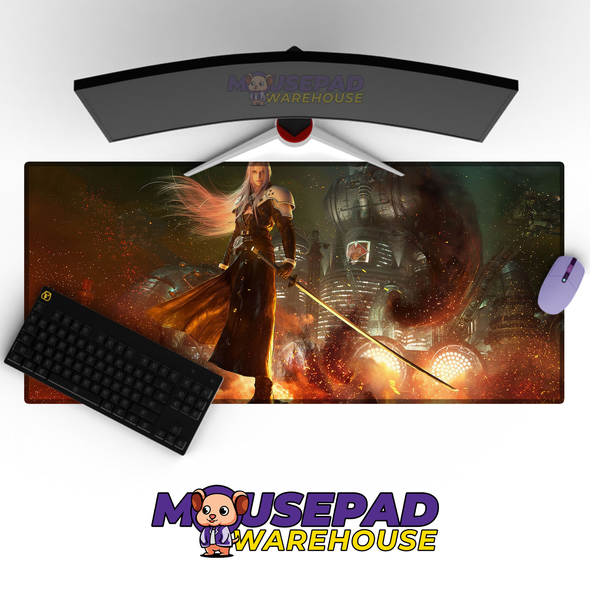 Final Fantasy VII V4 Mousepad Mockup