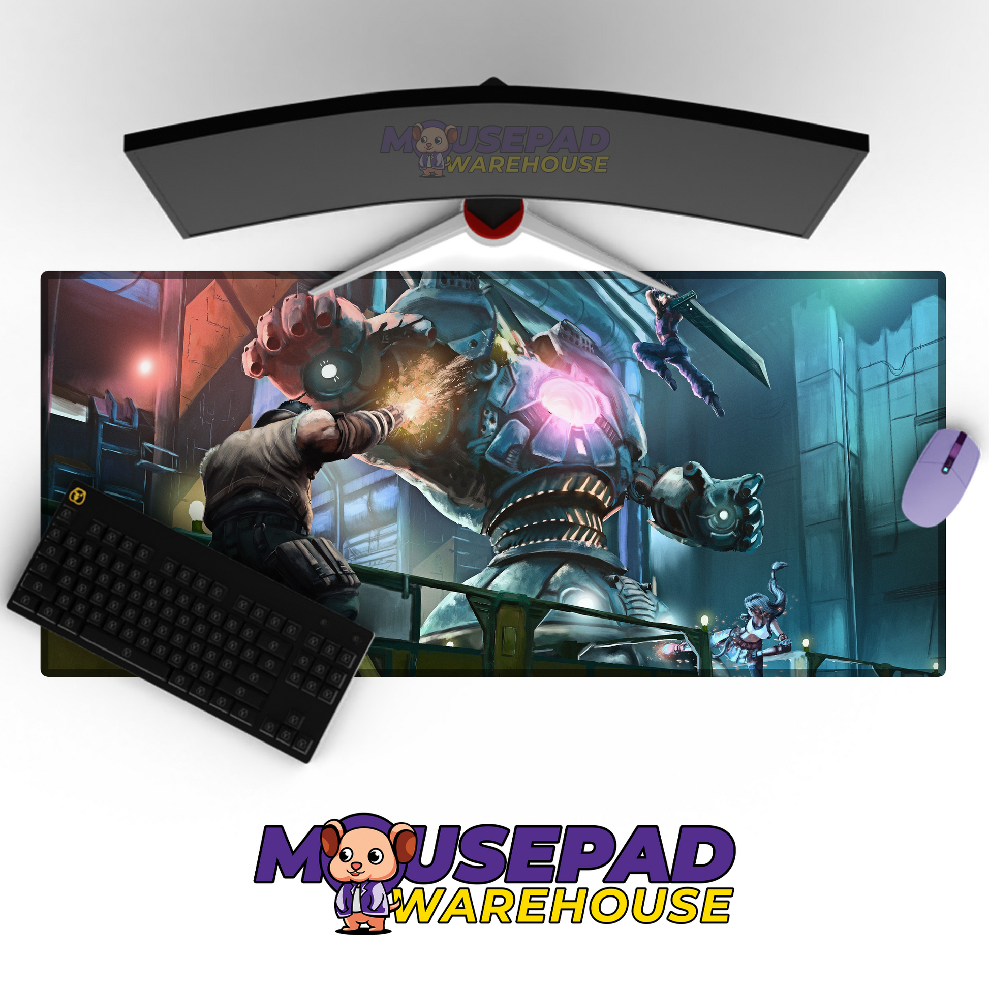 Final Fantasy VII V6 Mousepad Mockup