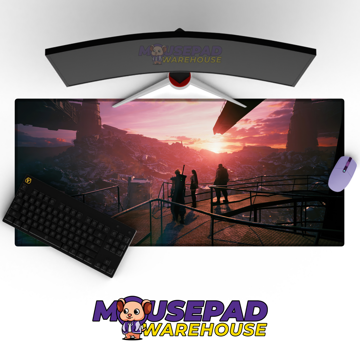 Final Fantasy VII V8 Mousepad Mockup