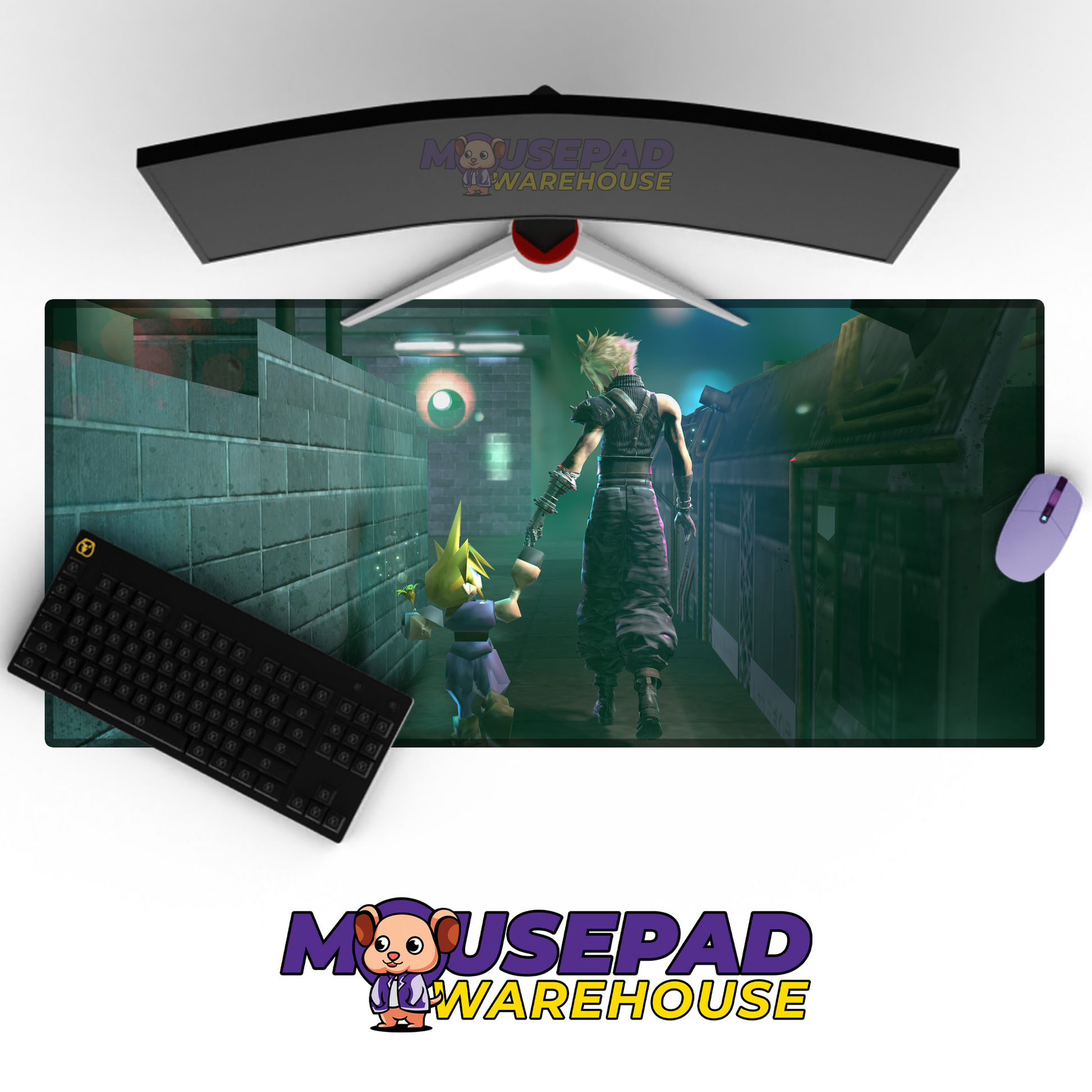 Final Fantasy VII V9 Mousepad Mockup