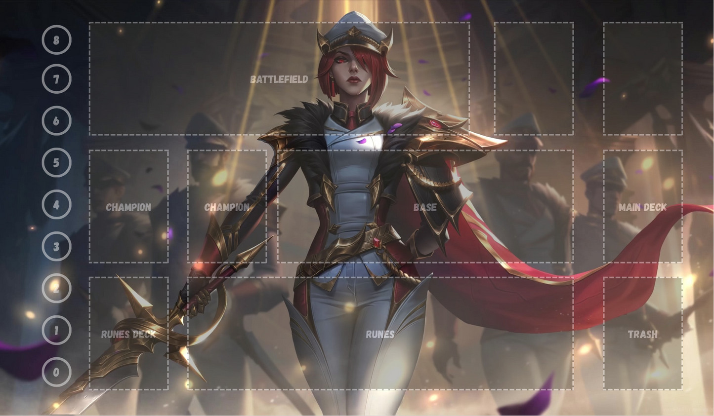 Fiora V10 - RiftBound Trading Card Game Playmat