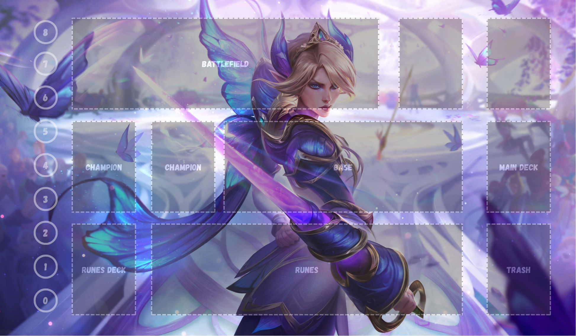 Fiora V13 - RiftBound Trading Card Game Playmat