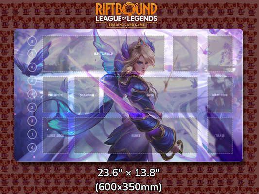 Fiora V13 - RiftBound Trading Card Game Playmat Mockup