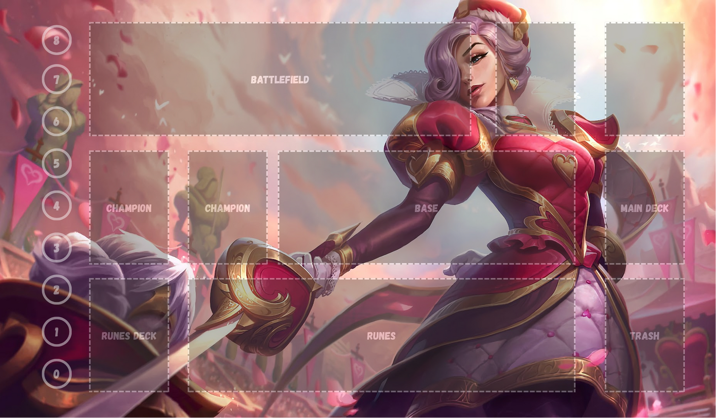 Fiora V22 - RiftBound Trading Card Game Playmat