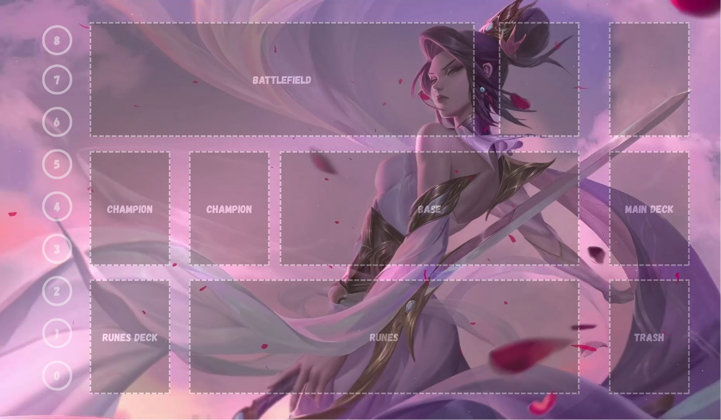 Fiora V25 - RiftBound Trading Card Game Playmat
