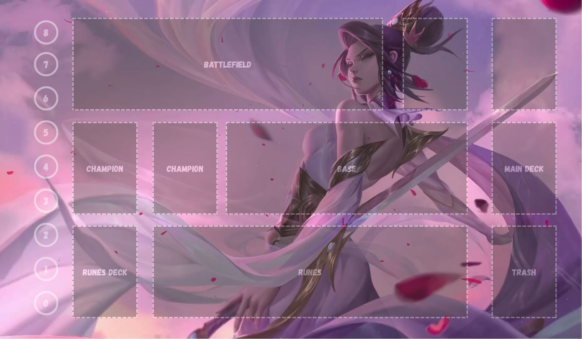 Fiora V25 - RiftBound Trading Card Game Playmat