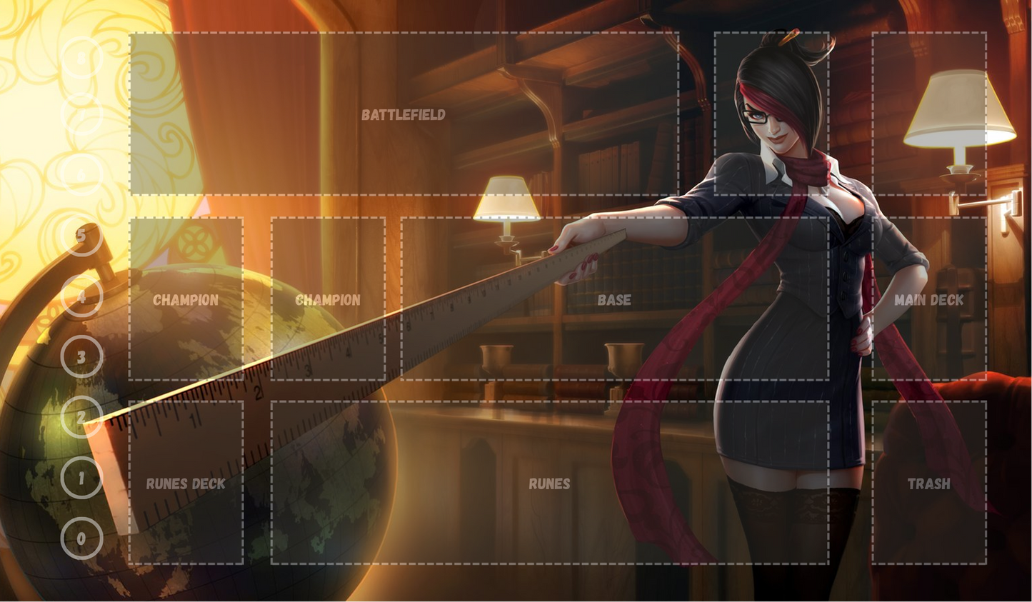 Fiora V2 - RiftBound Trading Card Game Playmat
