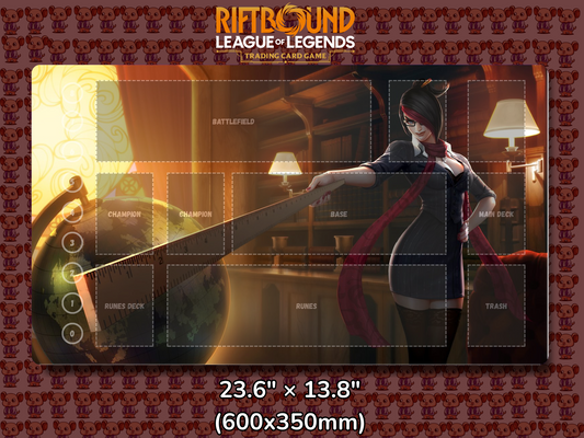 Fiora V2 - RiftBound Trading Card Game Playmat Mockup