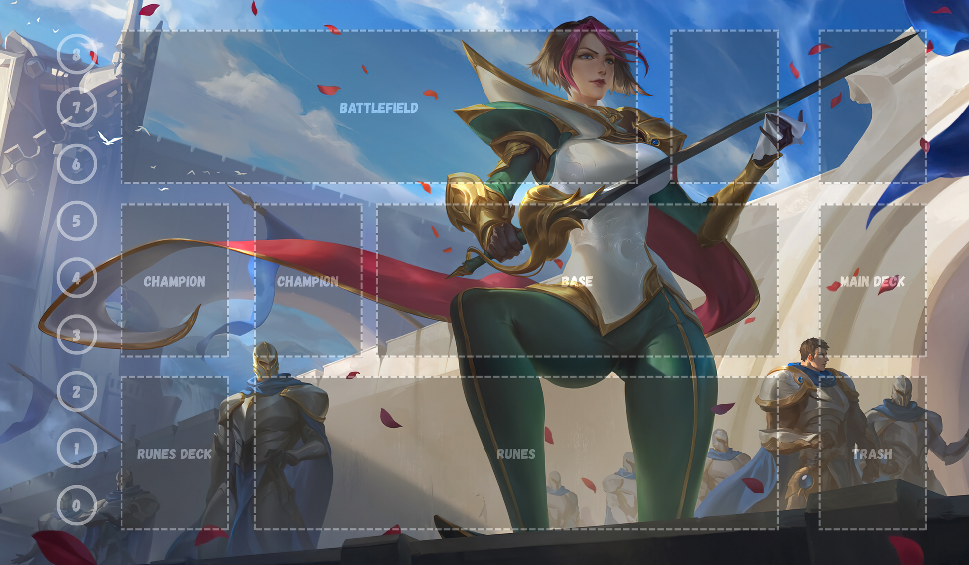 Fiora V6 - RiftBound Trading Card Game Playmat