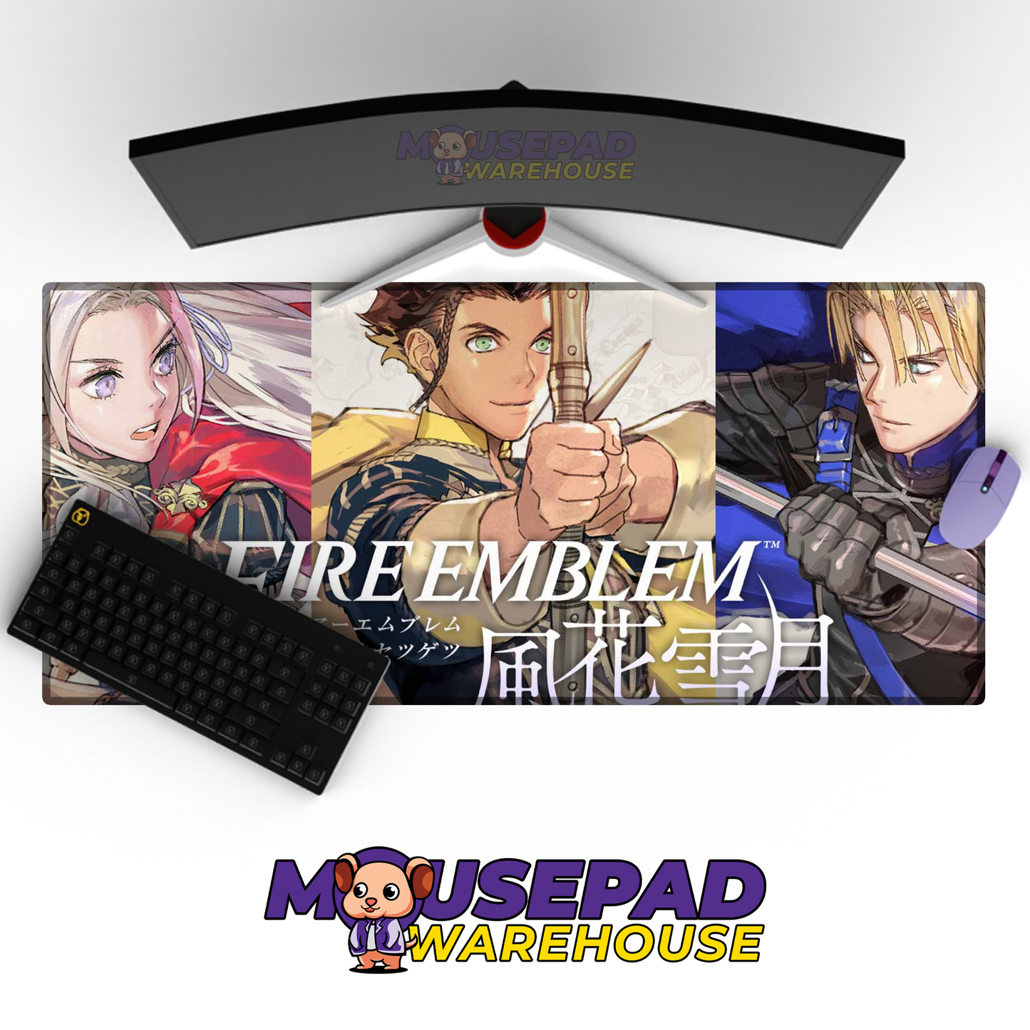 Fire Emblem Three Houses V15 Mousepad Mockup