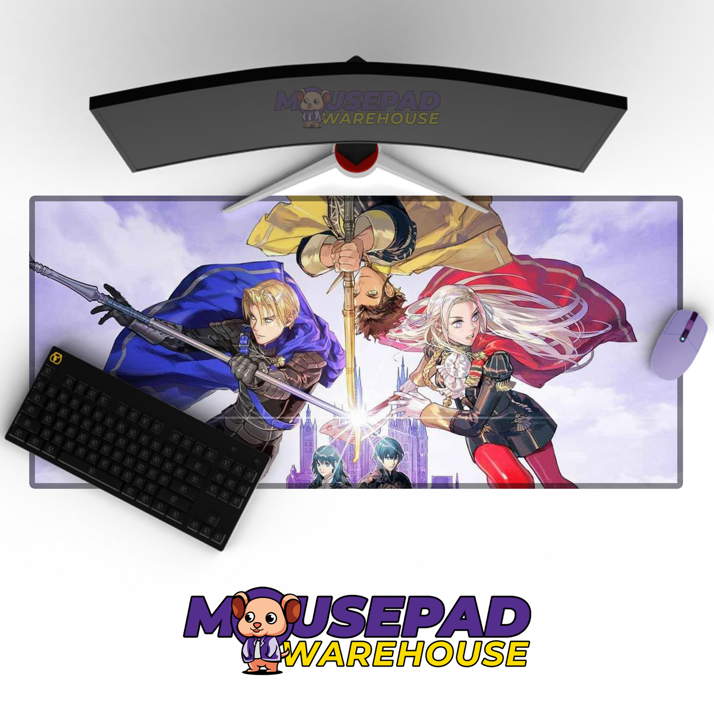 Fire Emblem Three Houses V2 Mousepad Mockup