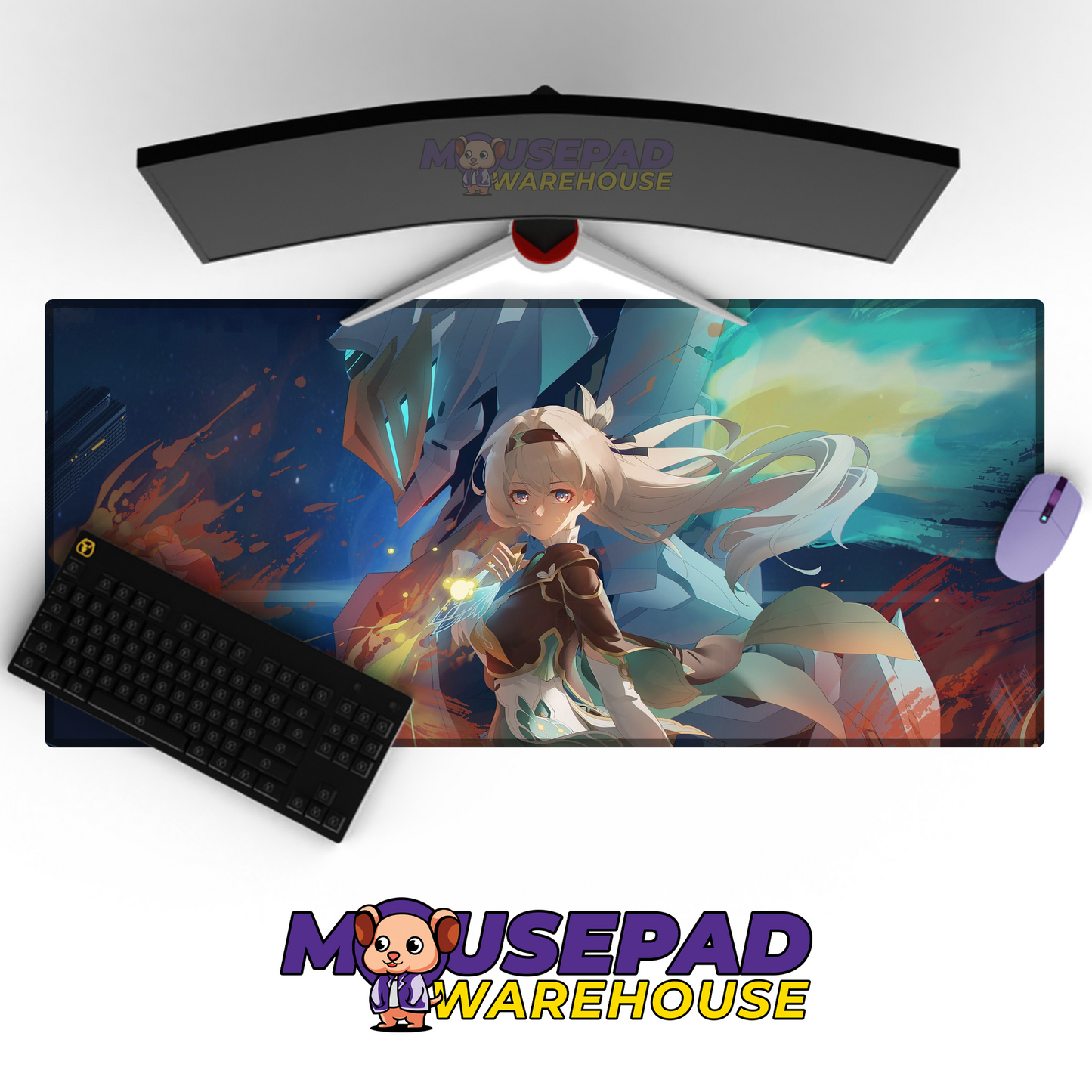 Firefly Honkai Star Rail V14 Mousepad Mockup