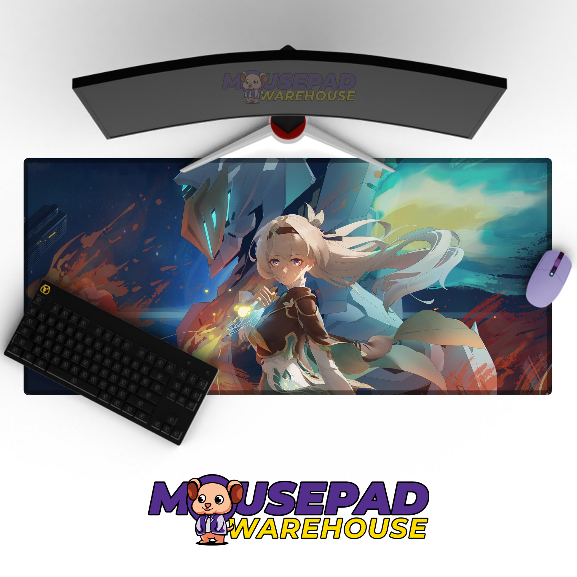 Firefly Honkai Star Rail V14 Mousepad Mockup