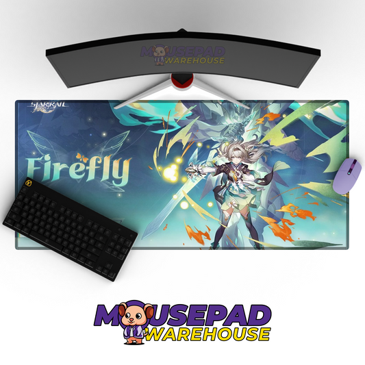 Firefly Honkai Star Rail V19 Mousepad Mockup