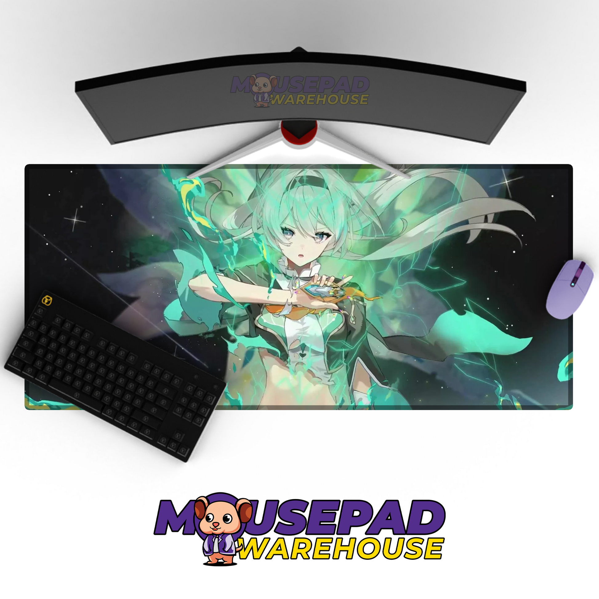 Firefly Honkai Star Rail V20 Mousepad Mockup