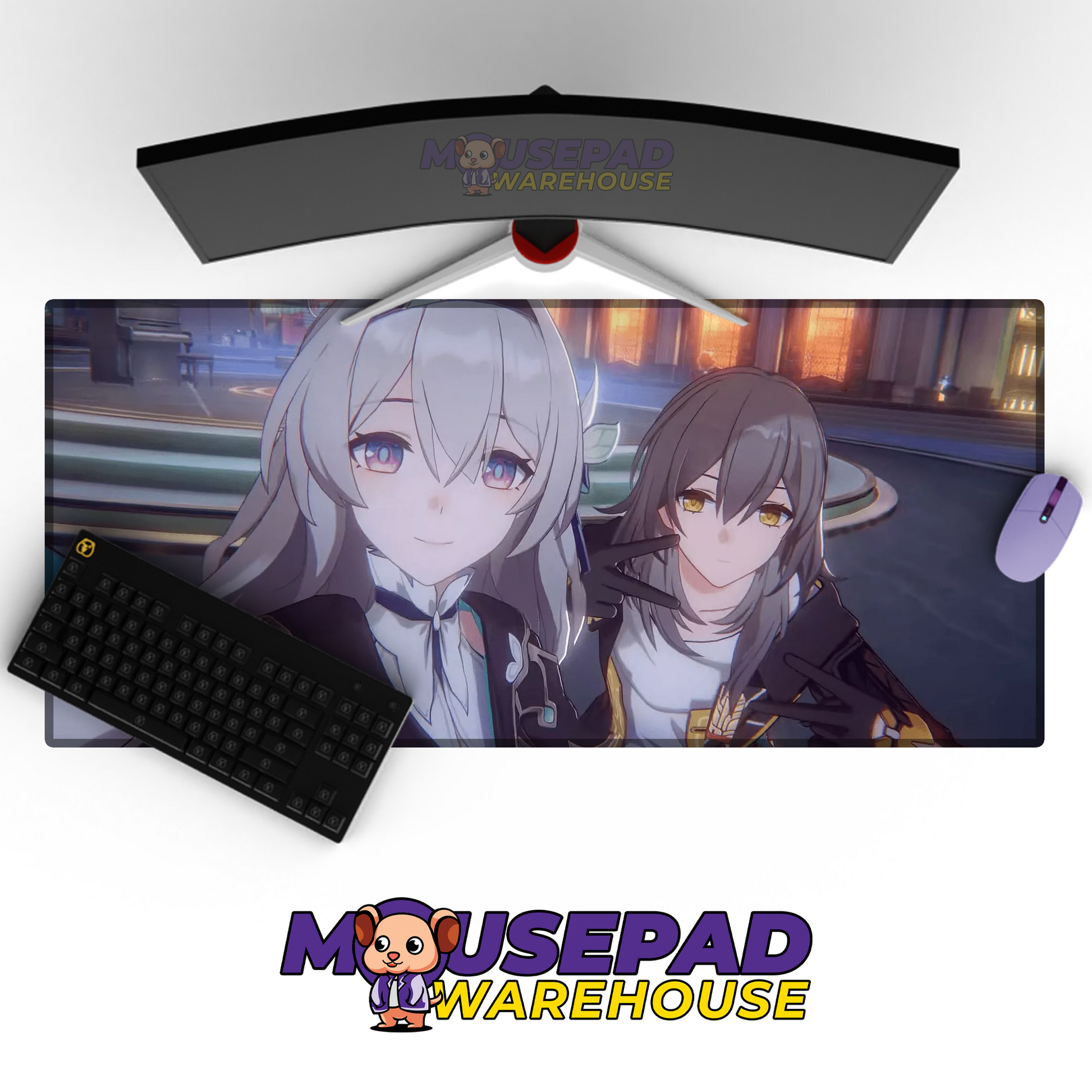 Firefly Honkai Star Rail V21 Mousepad Mockup