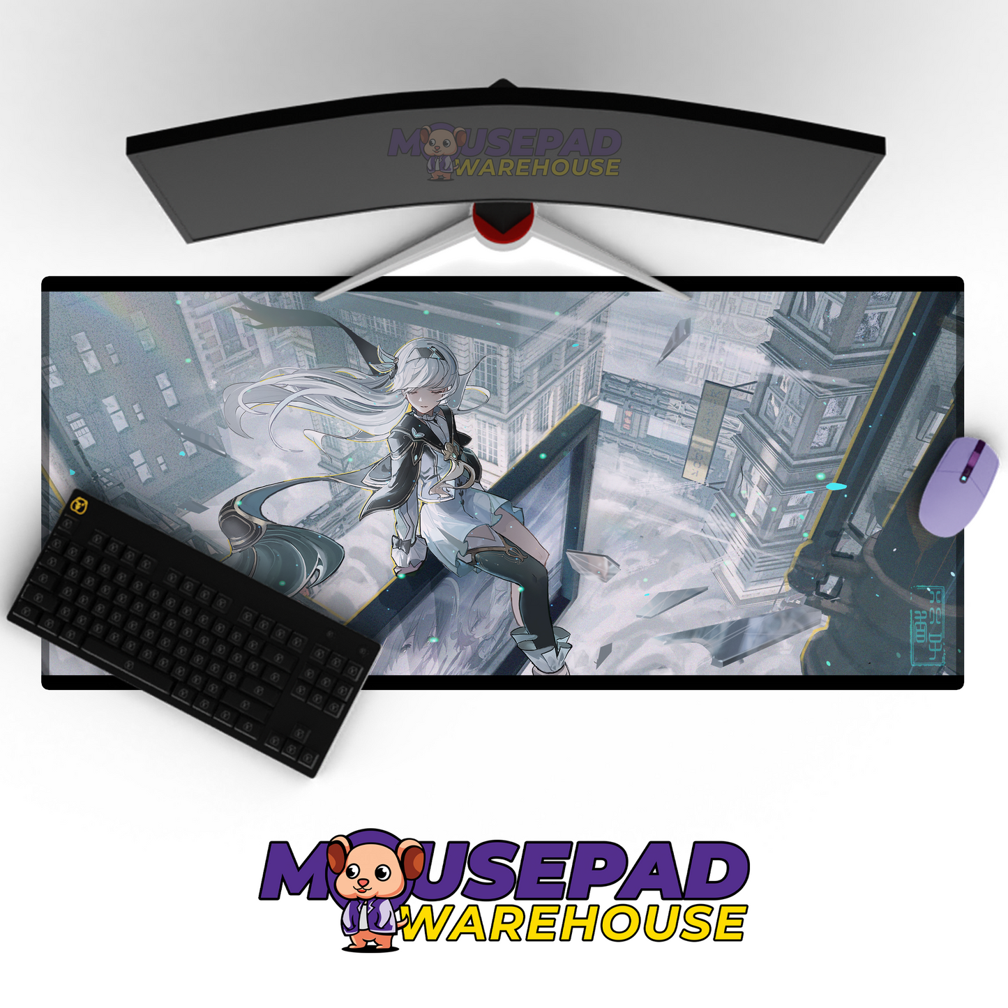 Firefly Honkai Star Rail V23 Mousepad Mockup
