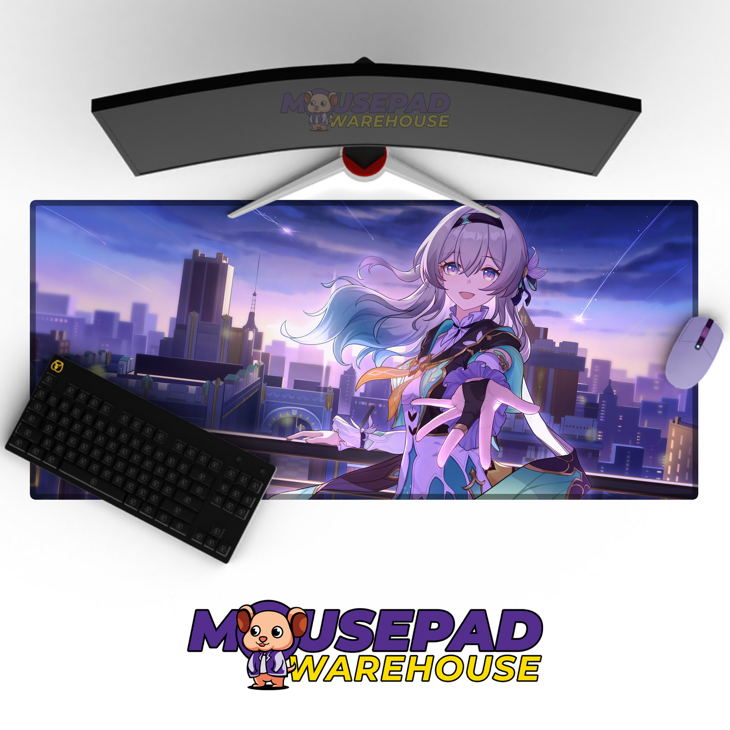 Firefly Honkai Star Rail V4 Mousepad Mockup