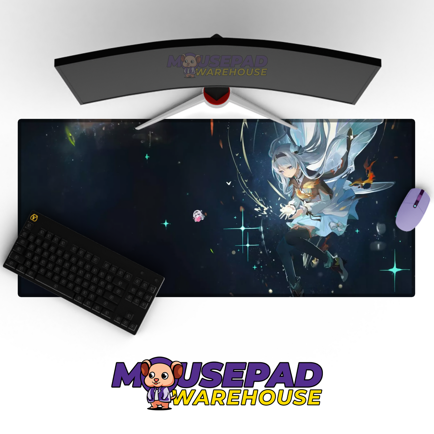 Firefly Honkai Star Rail V6 Mousepad Mockup