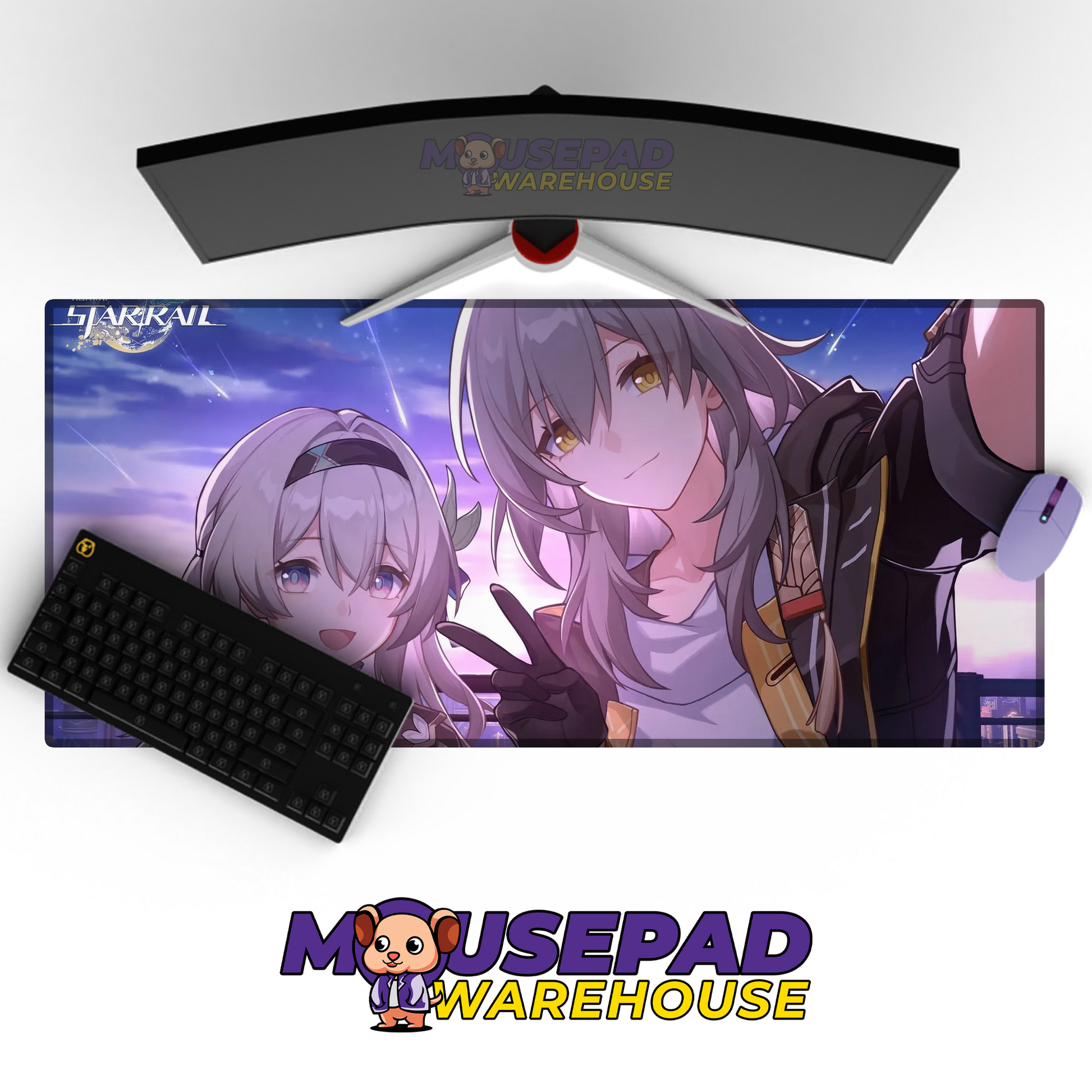 Firefly Honkai Star Rail V8 Mousepad Mockup