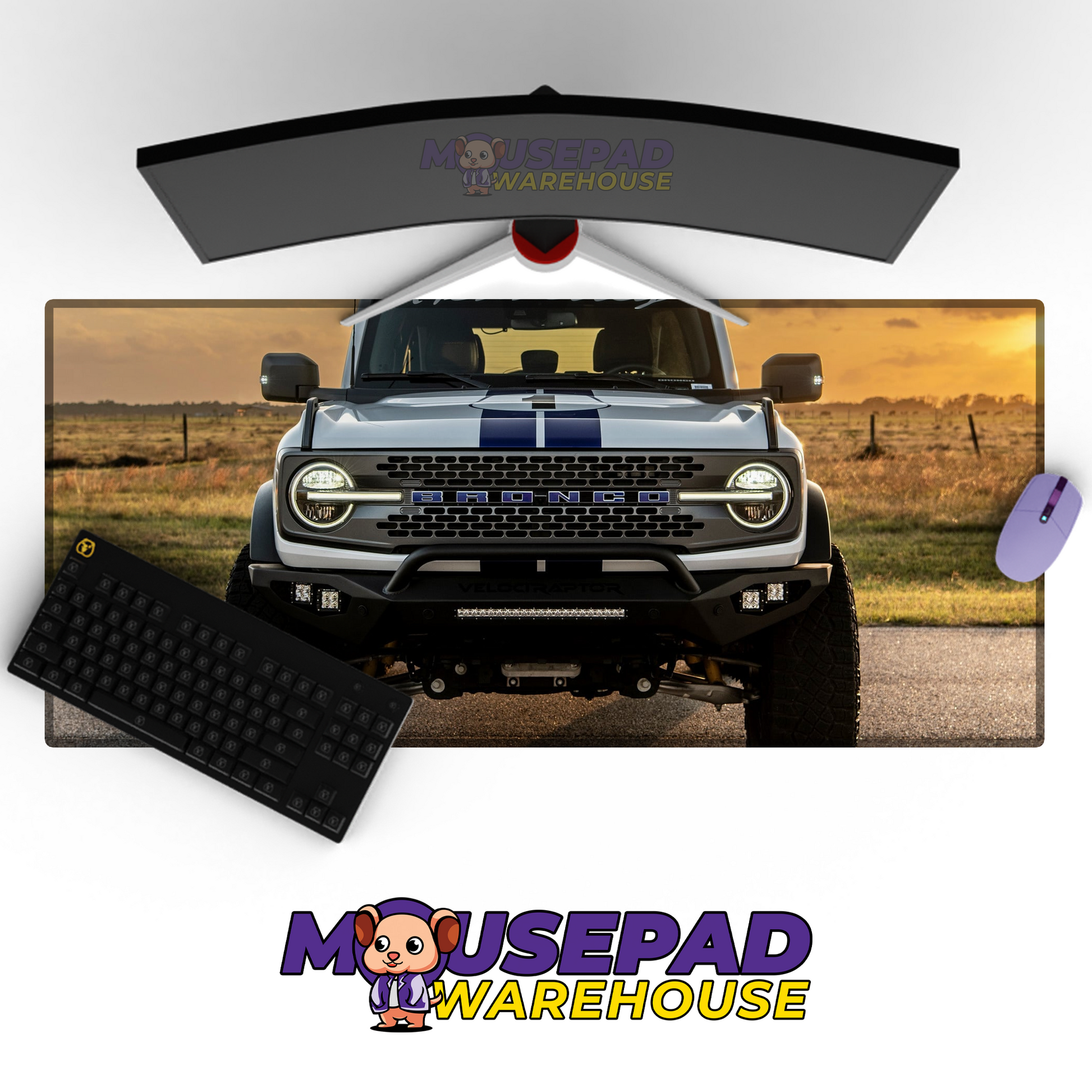 Ford Bronco V11 Mousepad Mockup