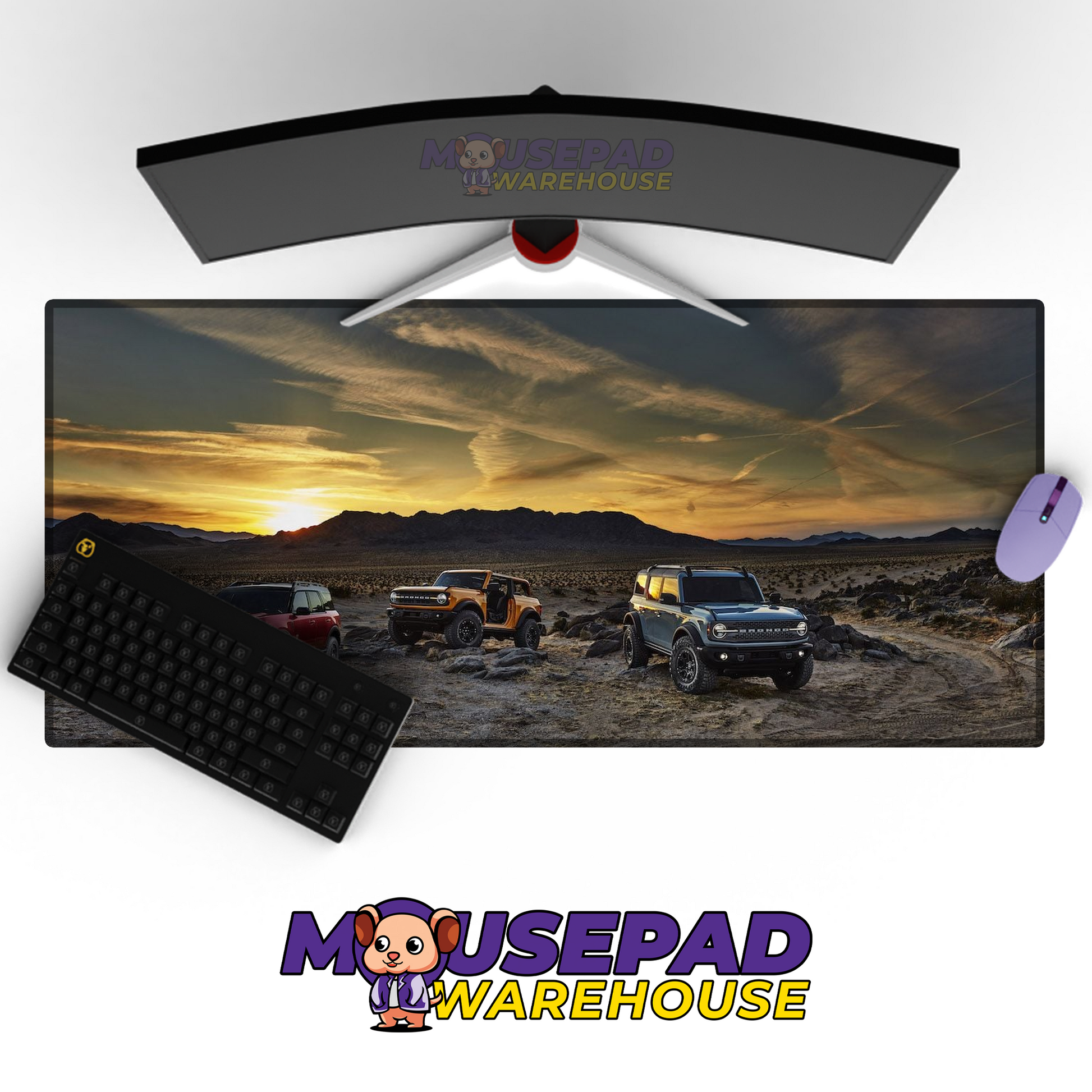 Ford Bronco V1 Mousepad Mockup