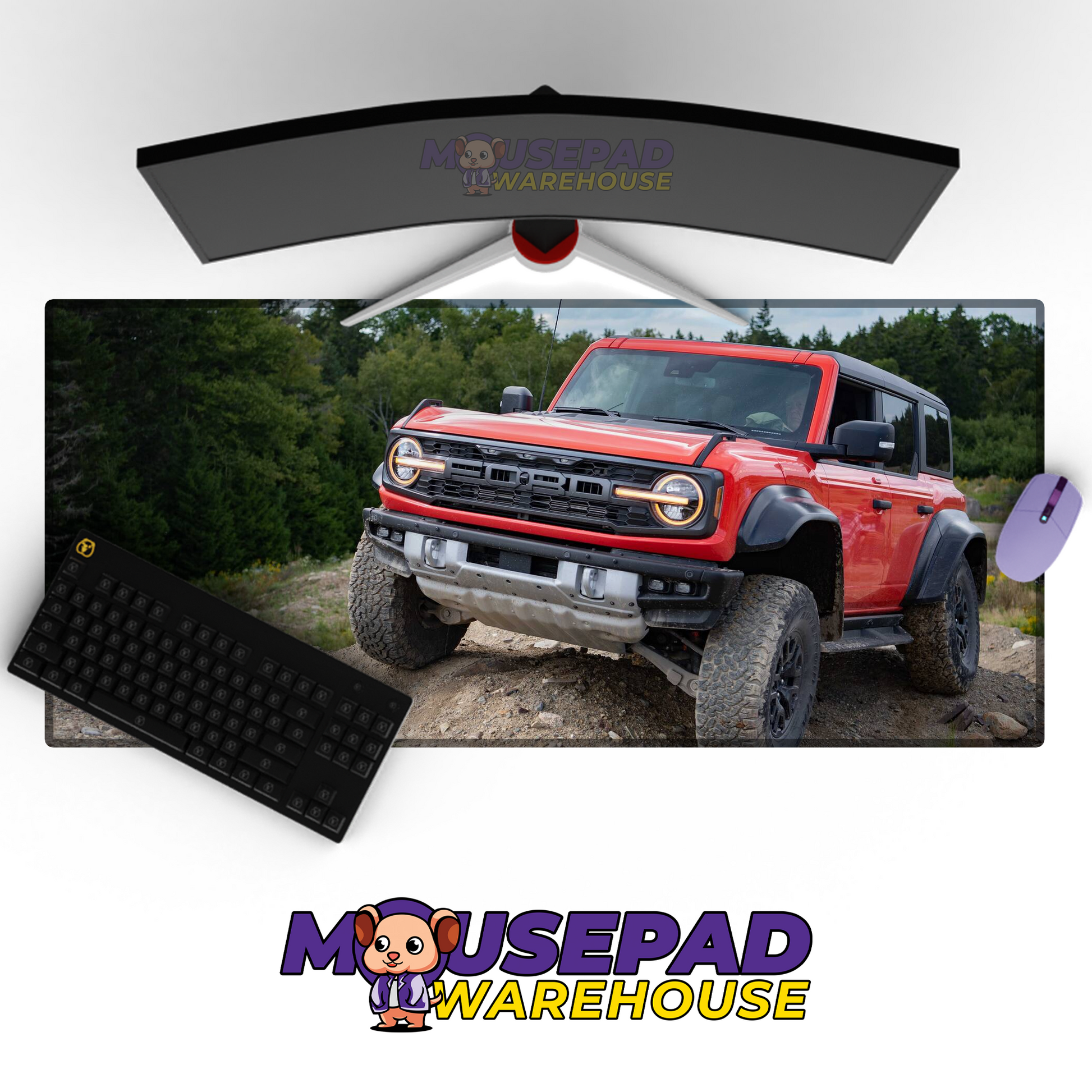 Ford Bronco V2 Mousepad Mockup
