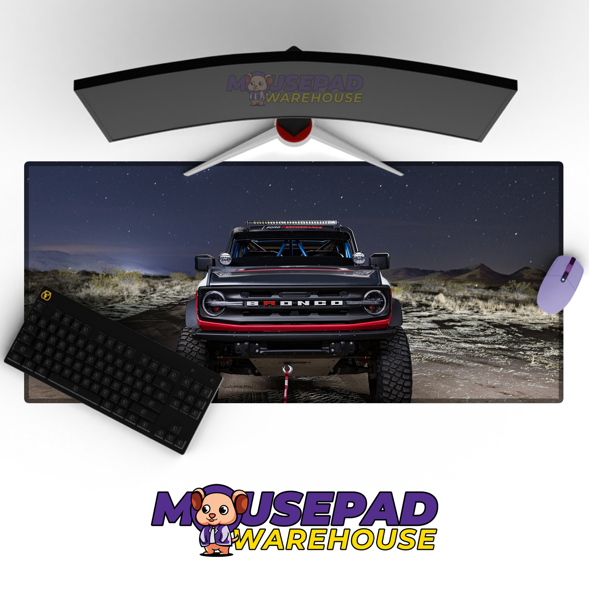 Ford Bronco V3 Mousepad Mockup
