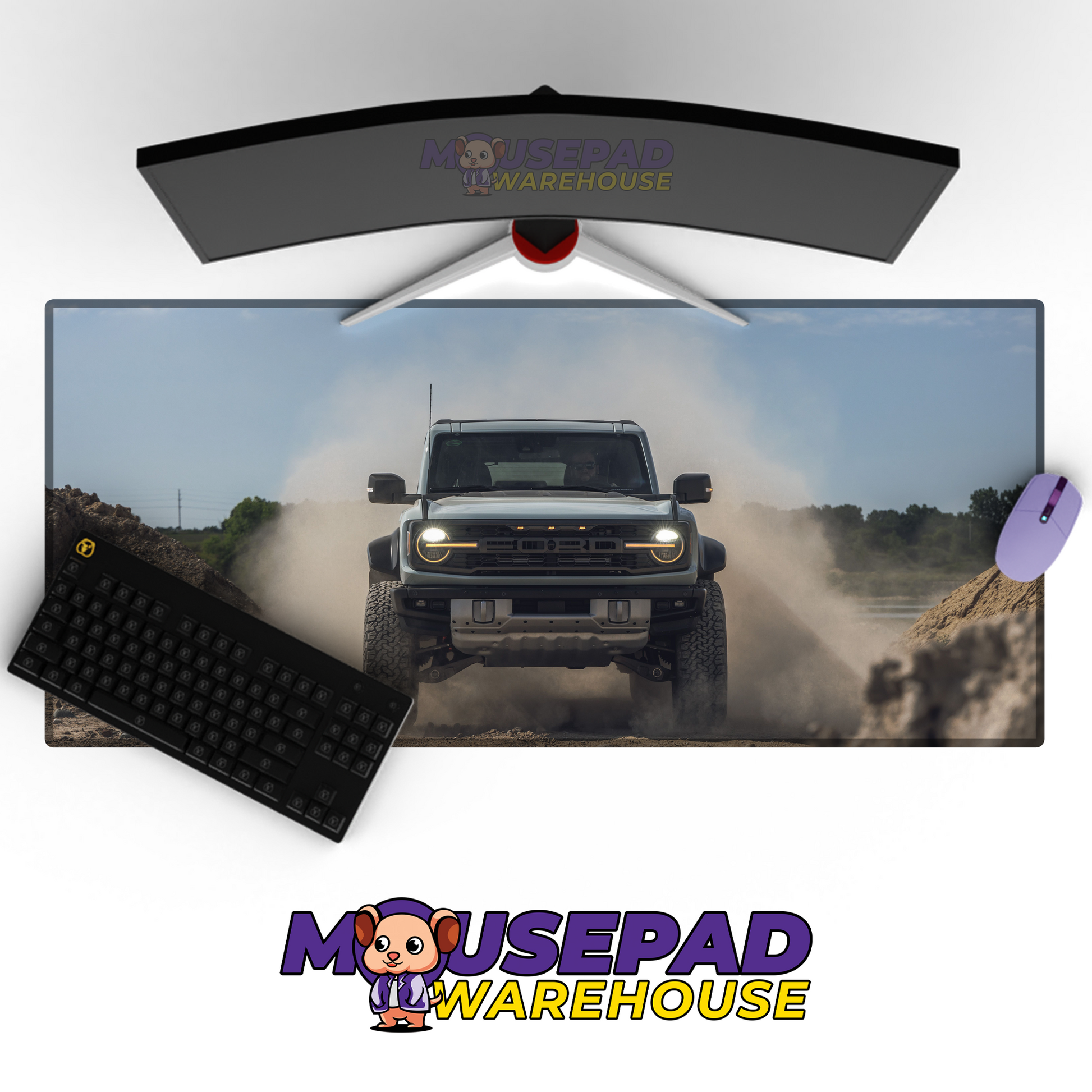 Ford Bronco V4 Mousepad Mockup