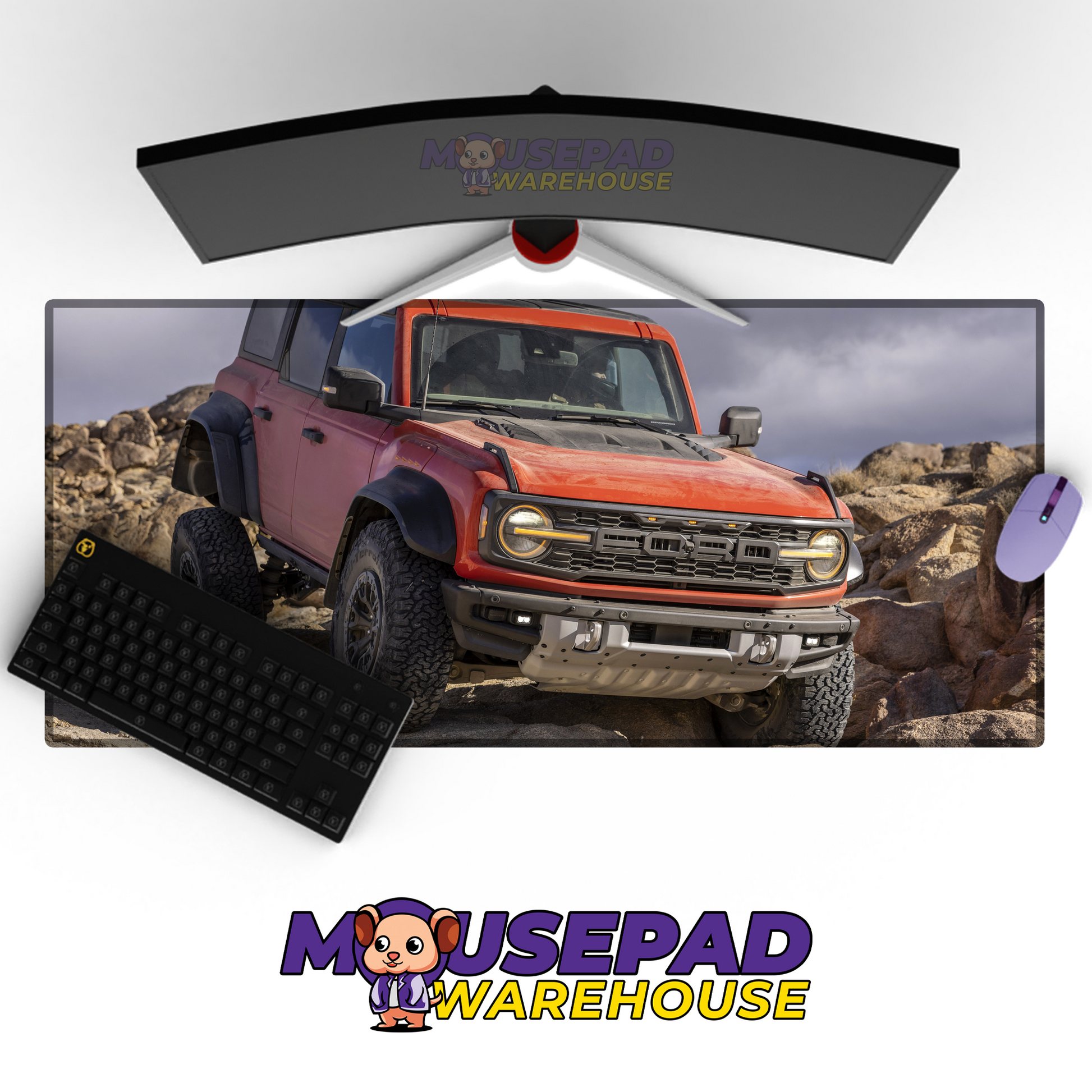 Ford Bronco V7 Mousepad Mockup