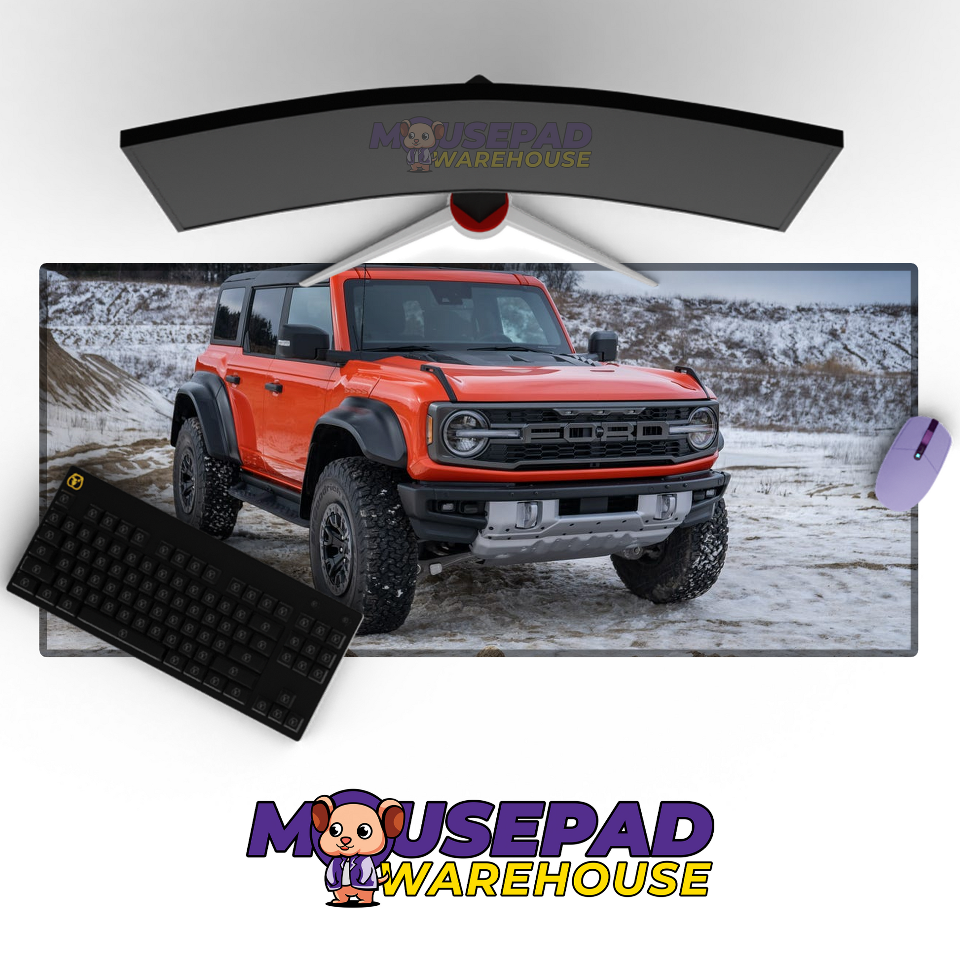 Ford Bronco V9 Mousepad Mockup