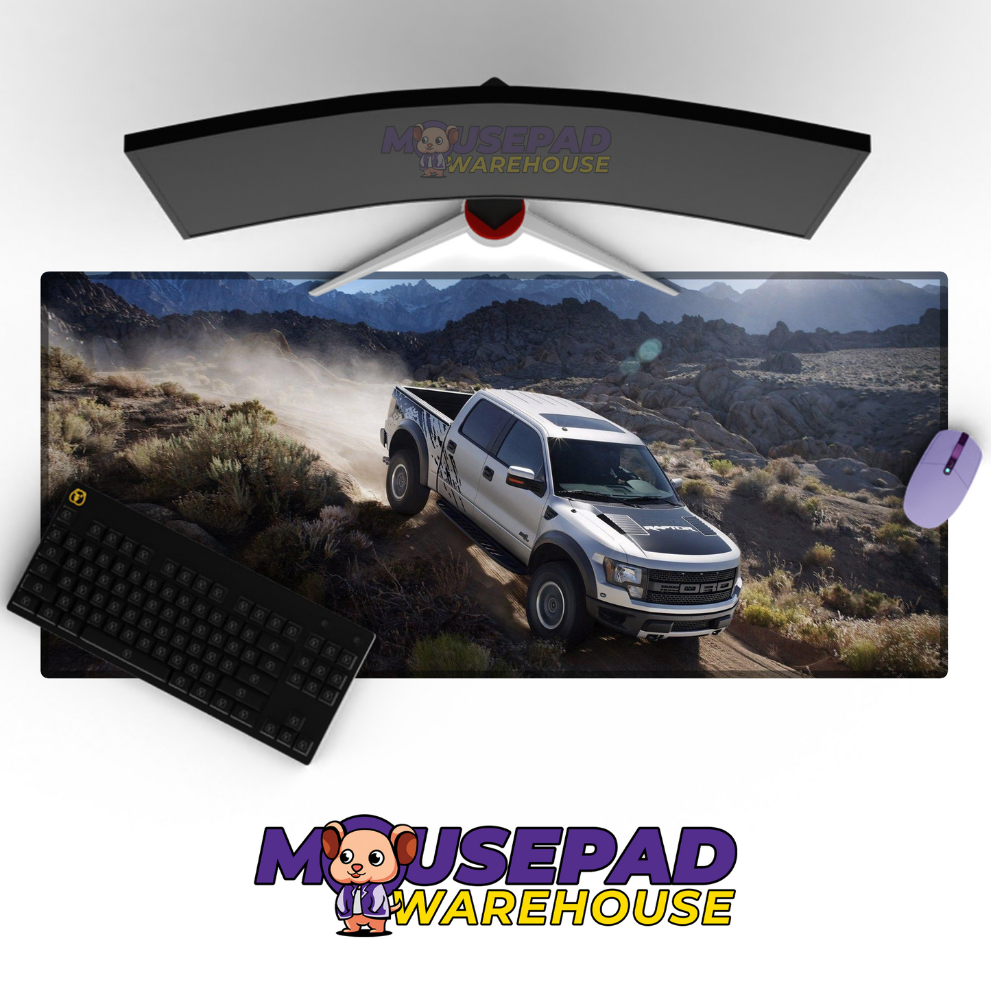 Ford F150 Raptor V11 Mousepad Mockup