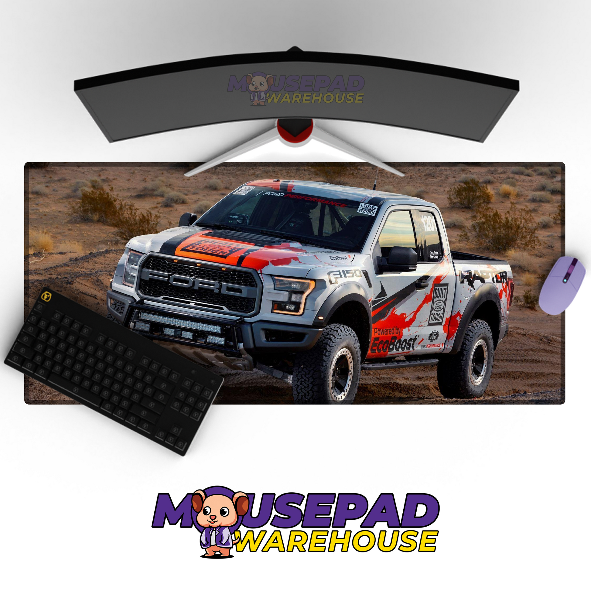 Ford F150 Raptor V17 Mousepad Mockup