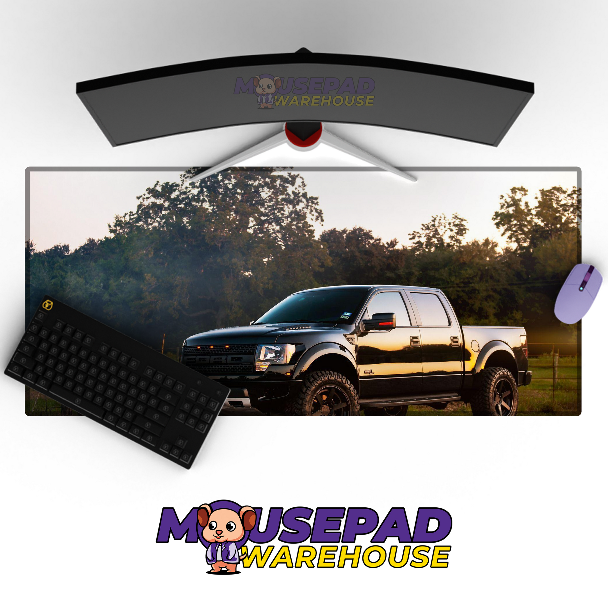 Ford F150 Raptor V18 Mousepad Mockup