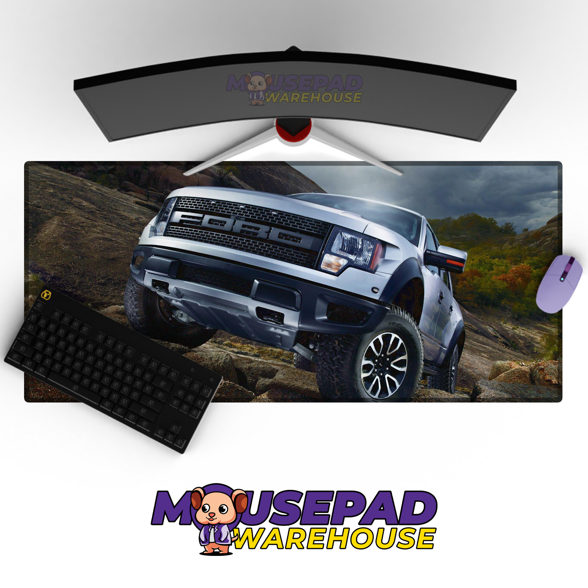Ford F150 Raptor V21 Mousepad Mockup