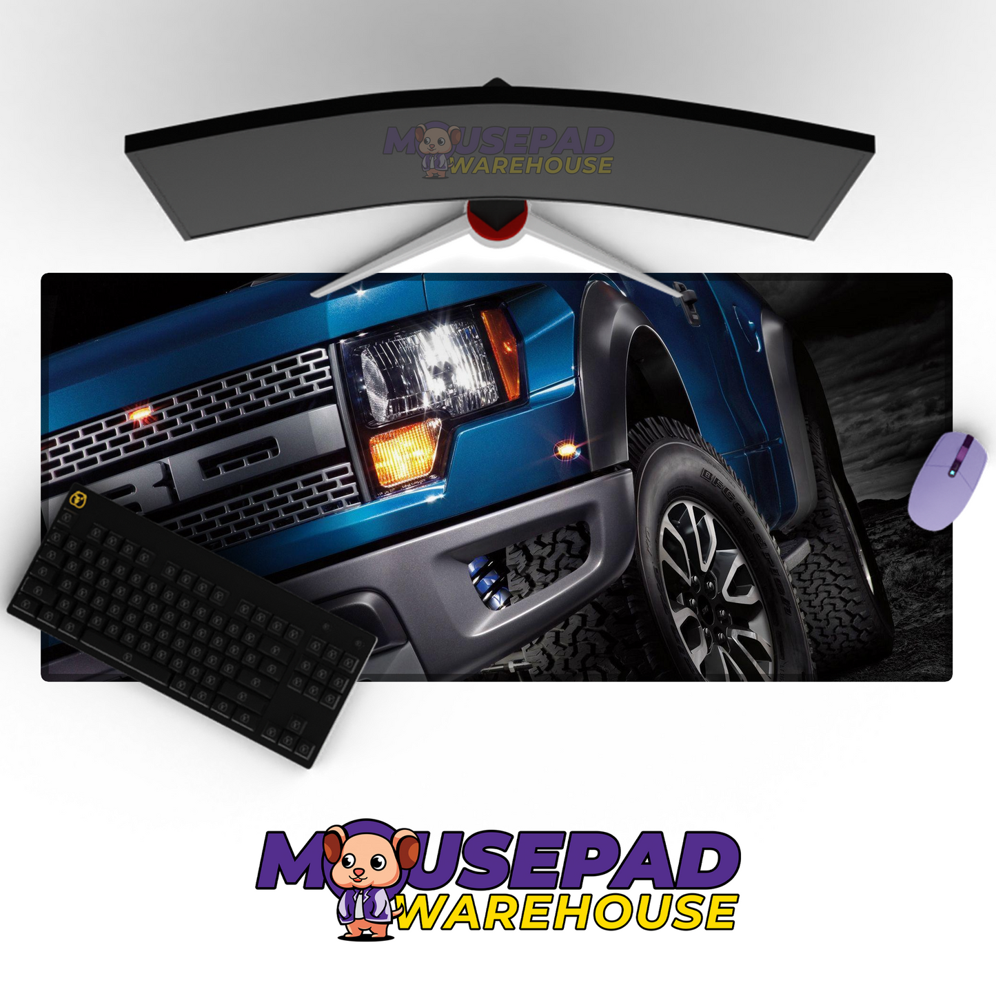 Ford F150 Raptor V24 Mousepad Mockup