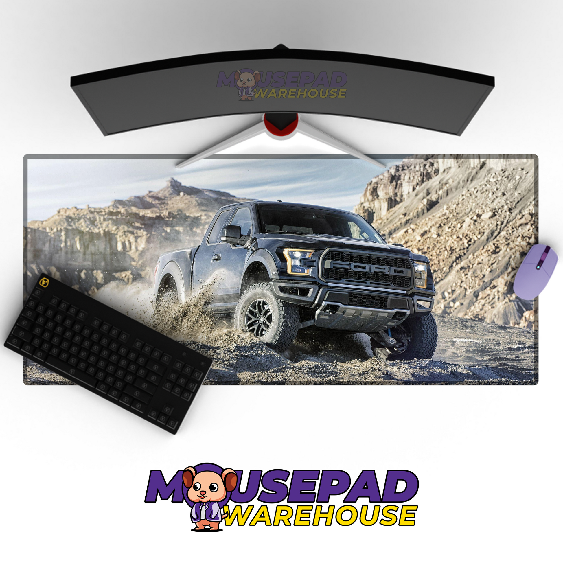 Ford F150 Raptor V25 Mousepad Mockup